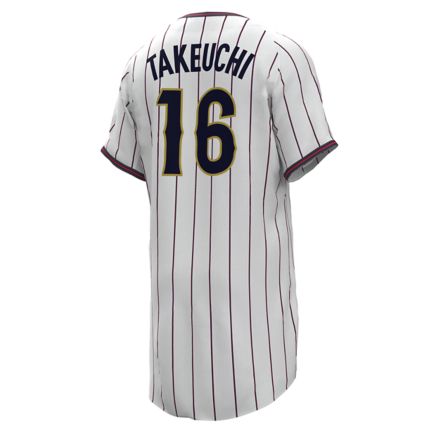 【受注生産】侍ジャパン オーセンティックユニフォーム #16 武内 夏暉, WHITE, UT62P4BAWT