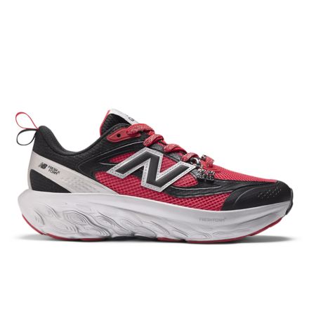 New Balance Unisex Ganni x Fresh Foam Trainer Lifestyle Shoes Red Black Grey Size 7