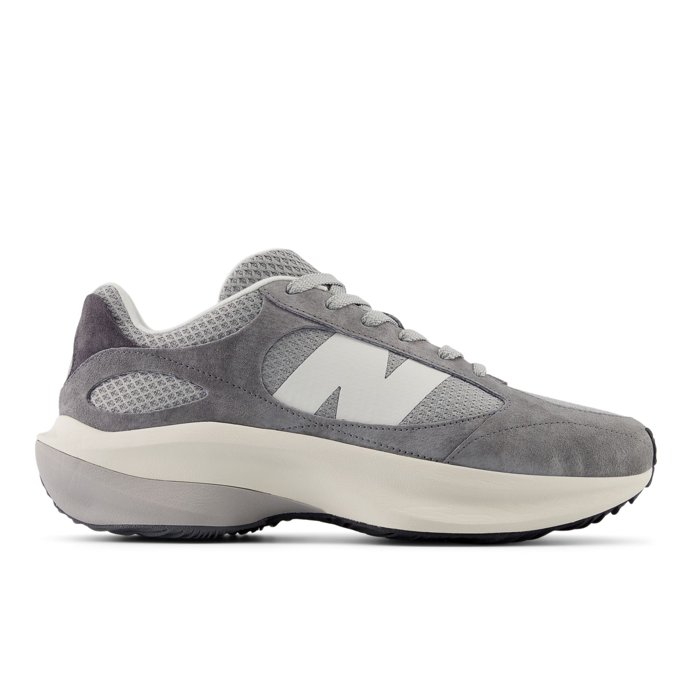 New Balance Unisex WRPD Runner in Grey/White Suede/Mesh, size 5.5