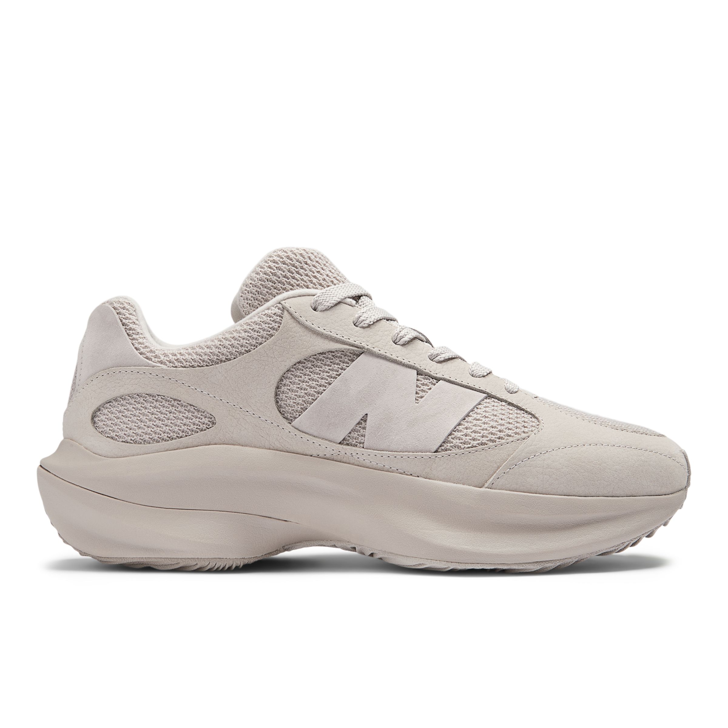 New Balance Unisex WRPD in Grey/Beige Leather, size 10.5