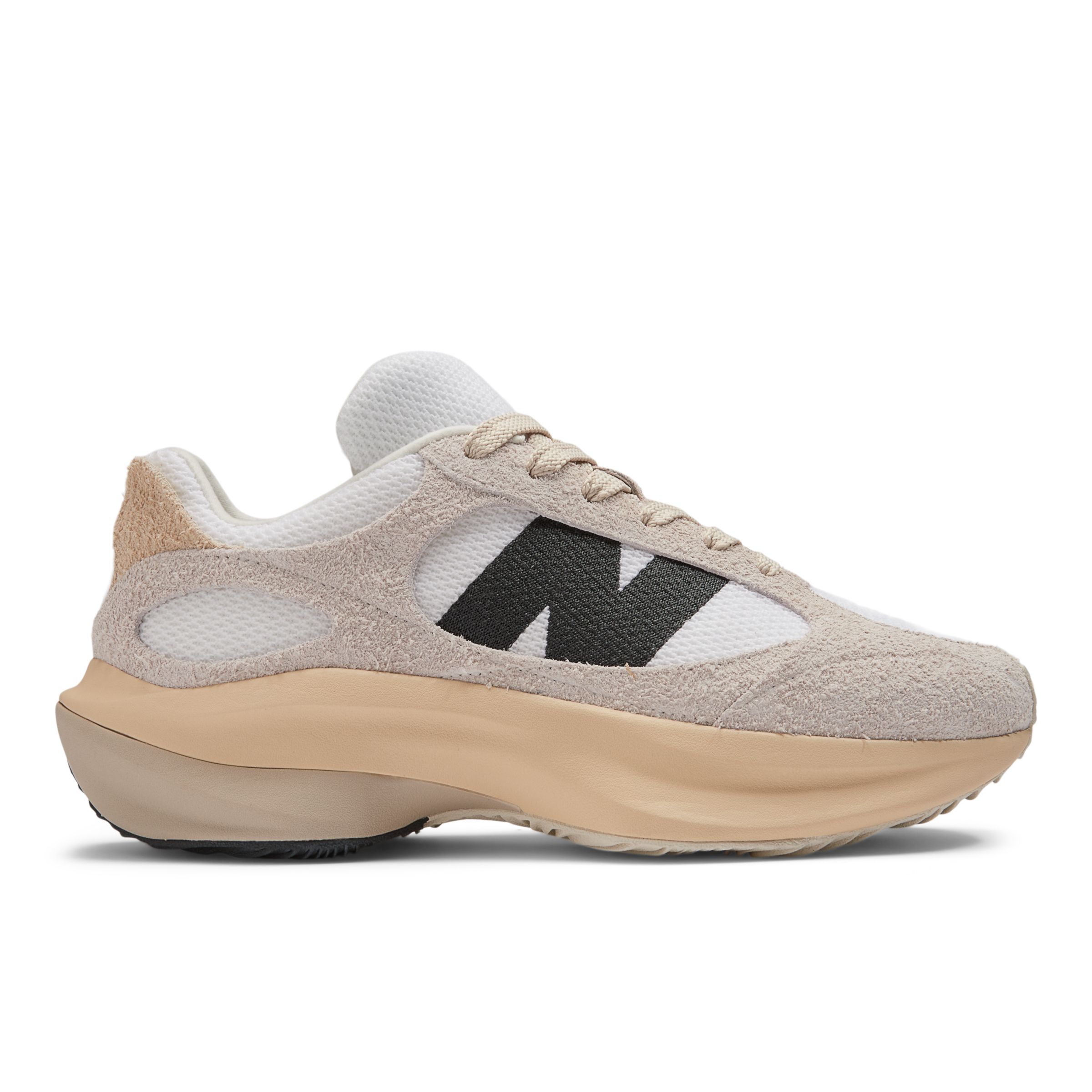 New Balance Unisex WRPD RUNNER in Bianca/Beige/Grigio, Suede/Mesh, Taglia 47.5