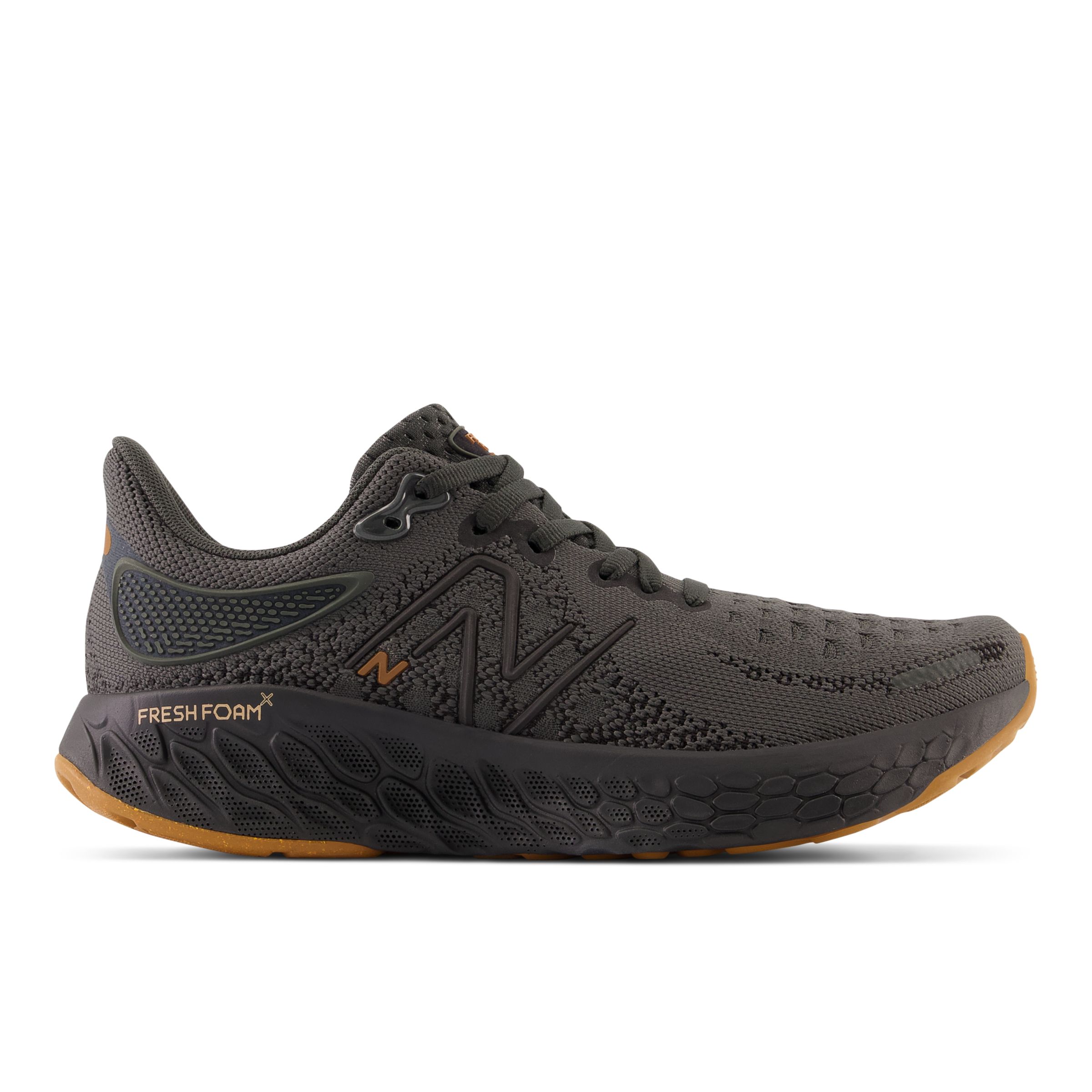 

New Balance Women's Fresh Foam X 1080v12 Lounge Around Grey/Black/Brown - Grey/Black/Brown