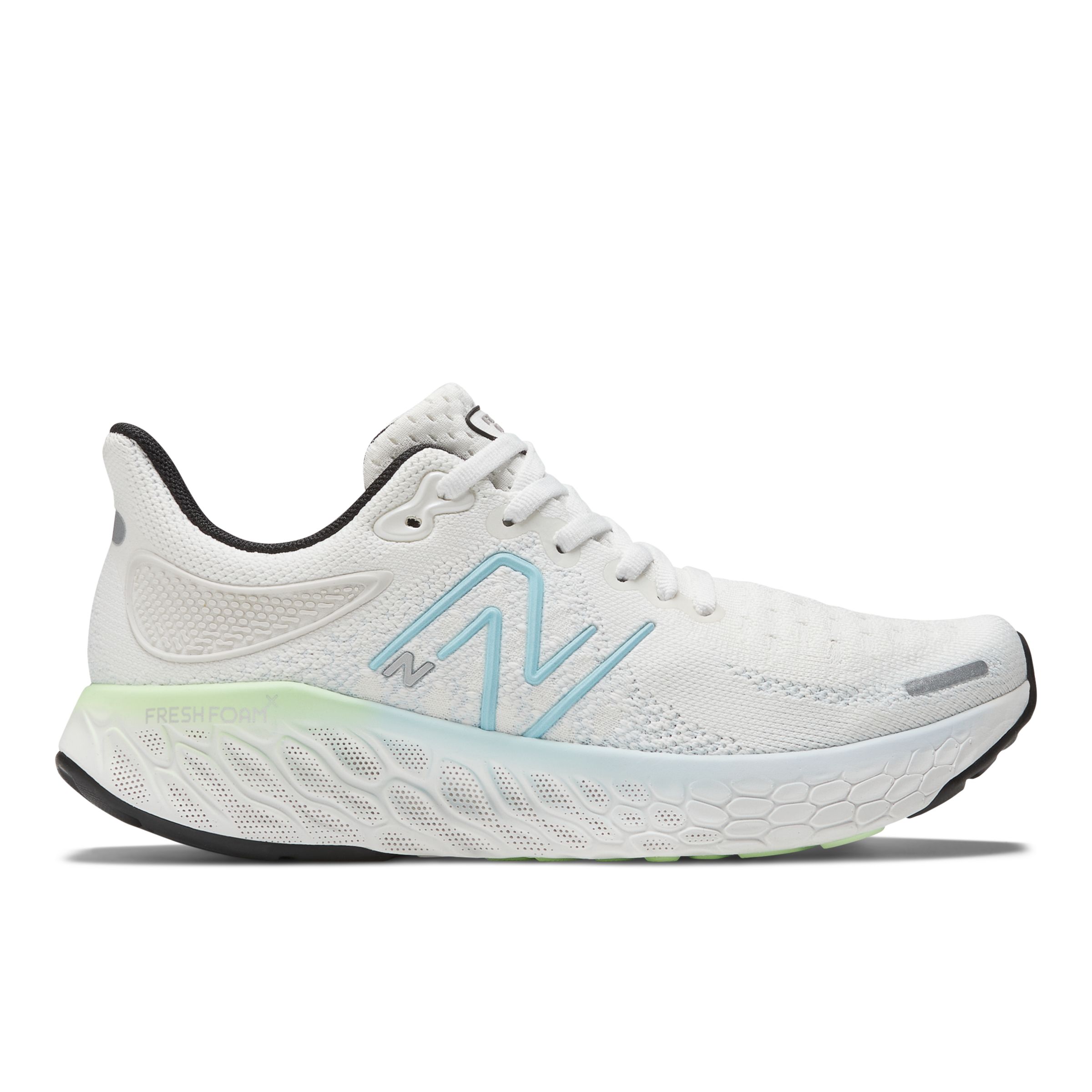 

New Balance Women's Fresh Foam X 1080v12 White/Blue/Green - White/Blue/Green