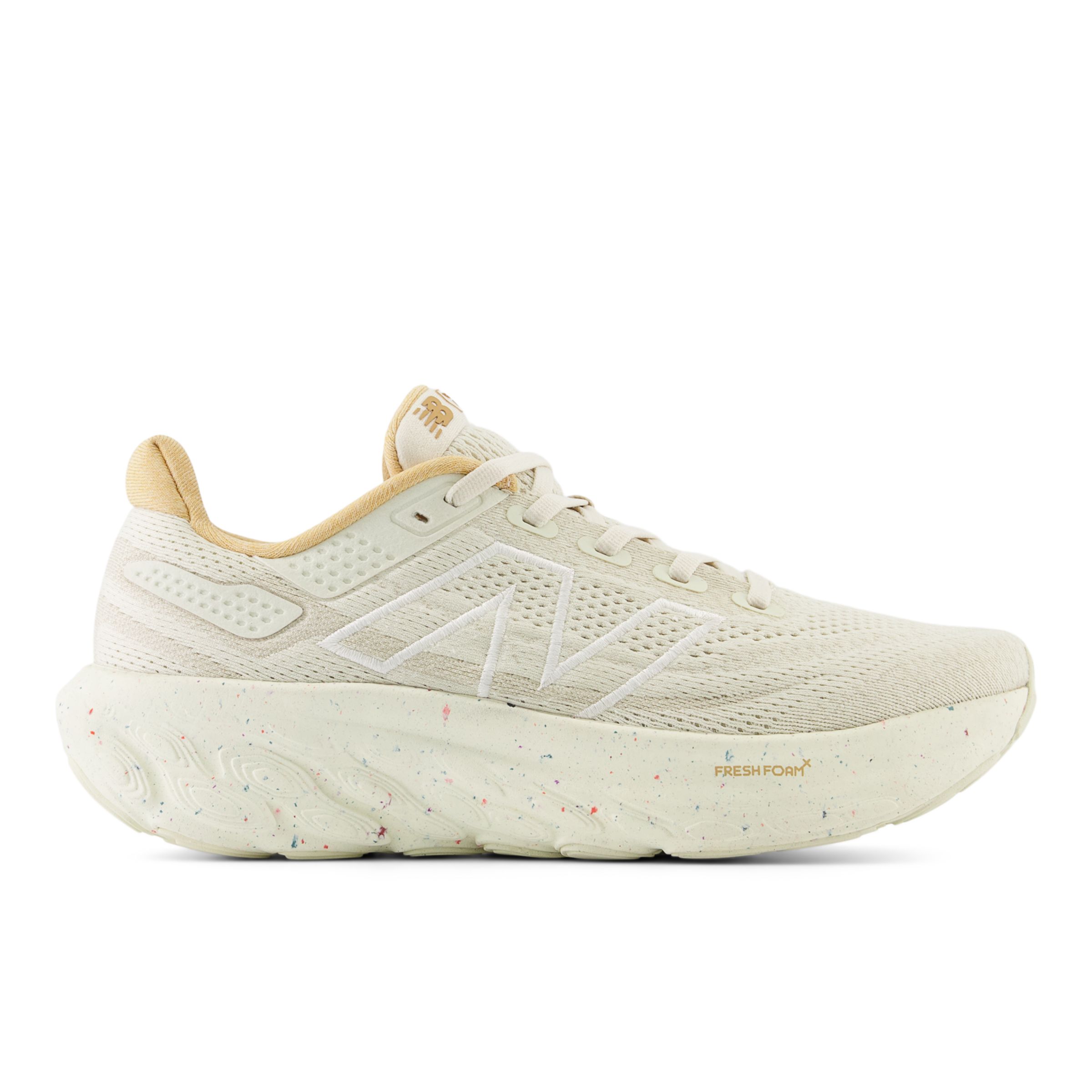 

New Balance Women's Fresh Foam X 1080v13 Beige/Brown/White - Beige/Brown/White