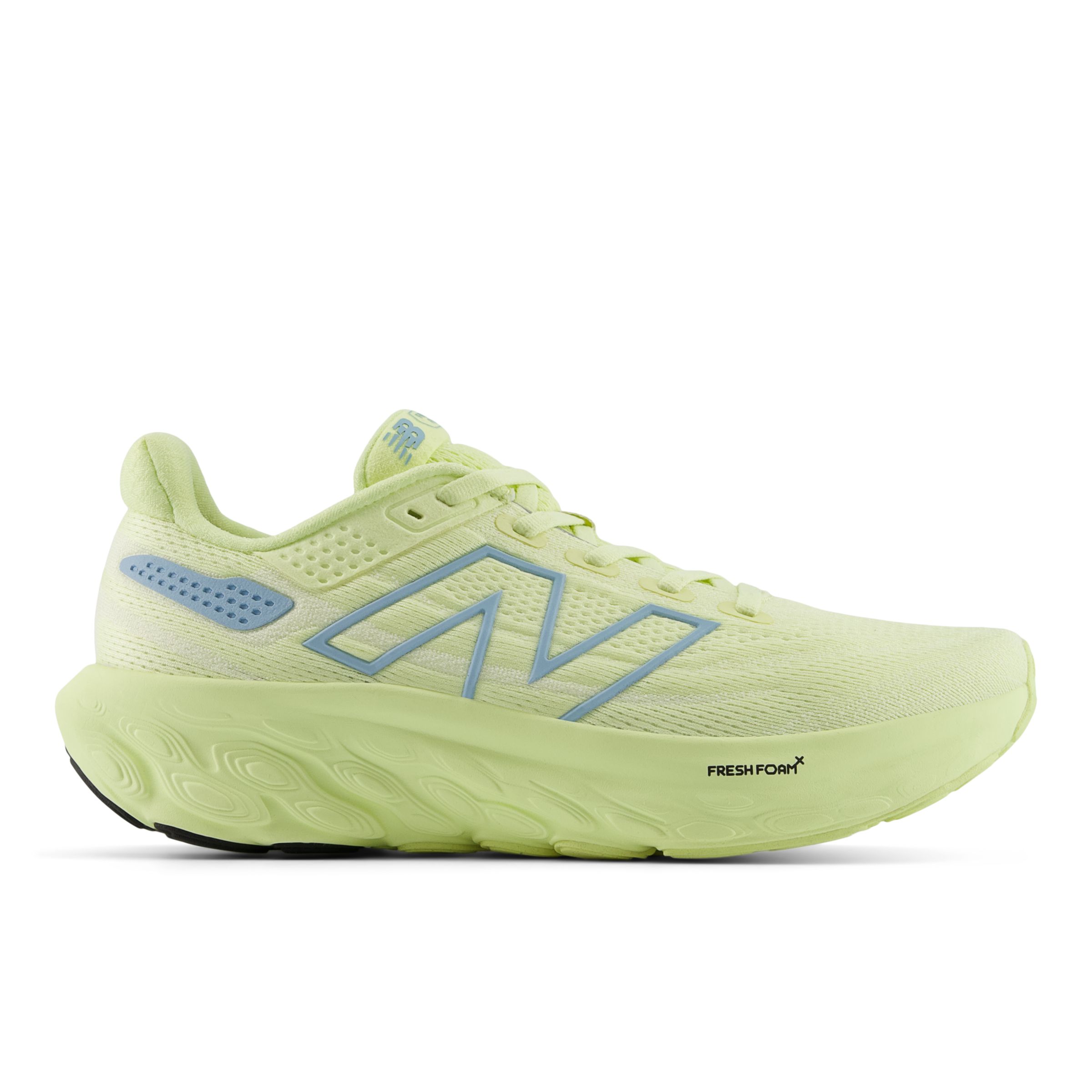 Shop New Balance Women's Fresh Foam X 1080v13 Running Shoes In Yellow/blue/grey