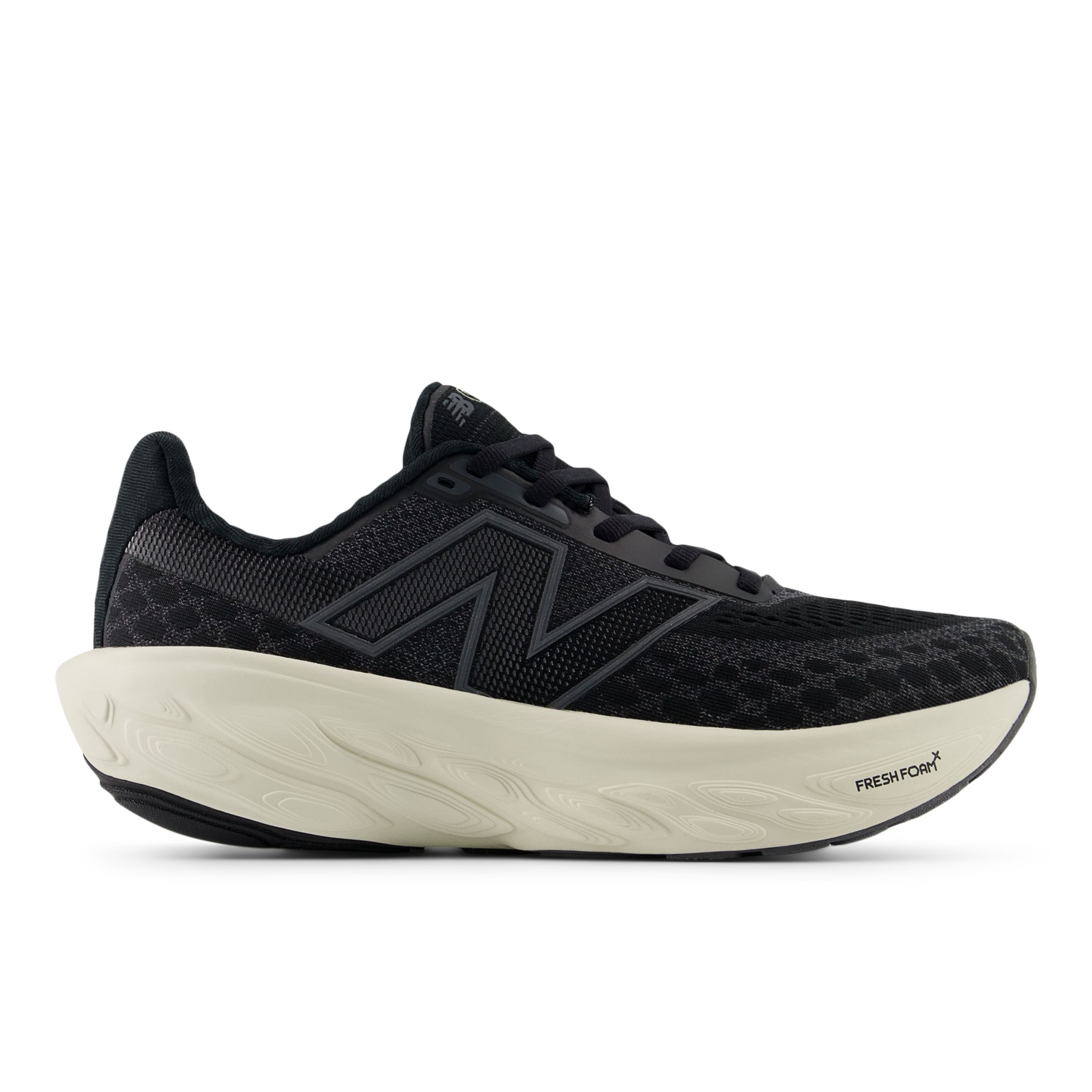 New Balance Women's Fresh Foam X 1080 v14 in Black/White Synthetic, size 5