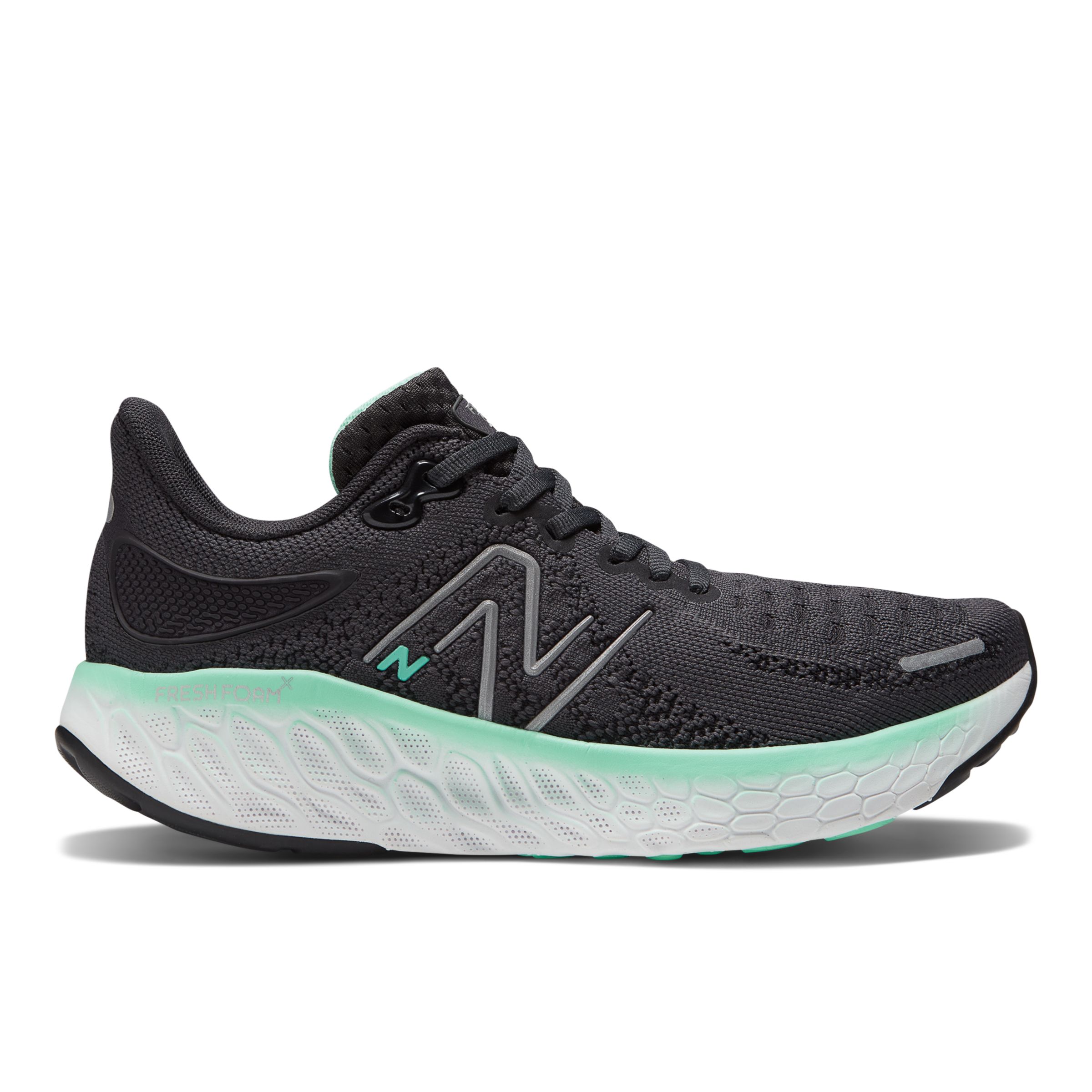 New Balance Femme Fresh Foam X 1080v12 en Black/Noir/Green/vert, Synthetic, Taille 41