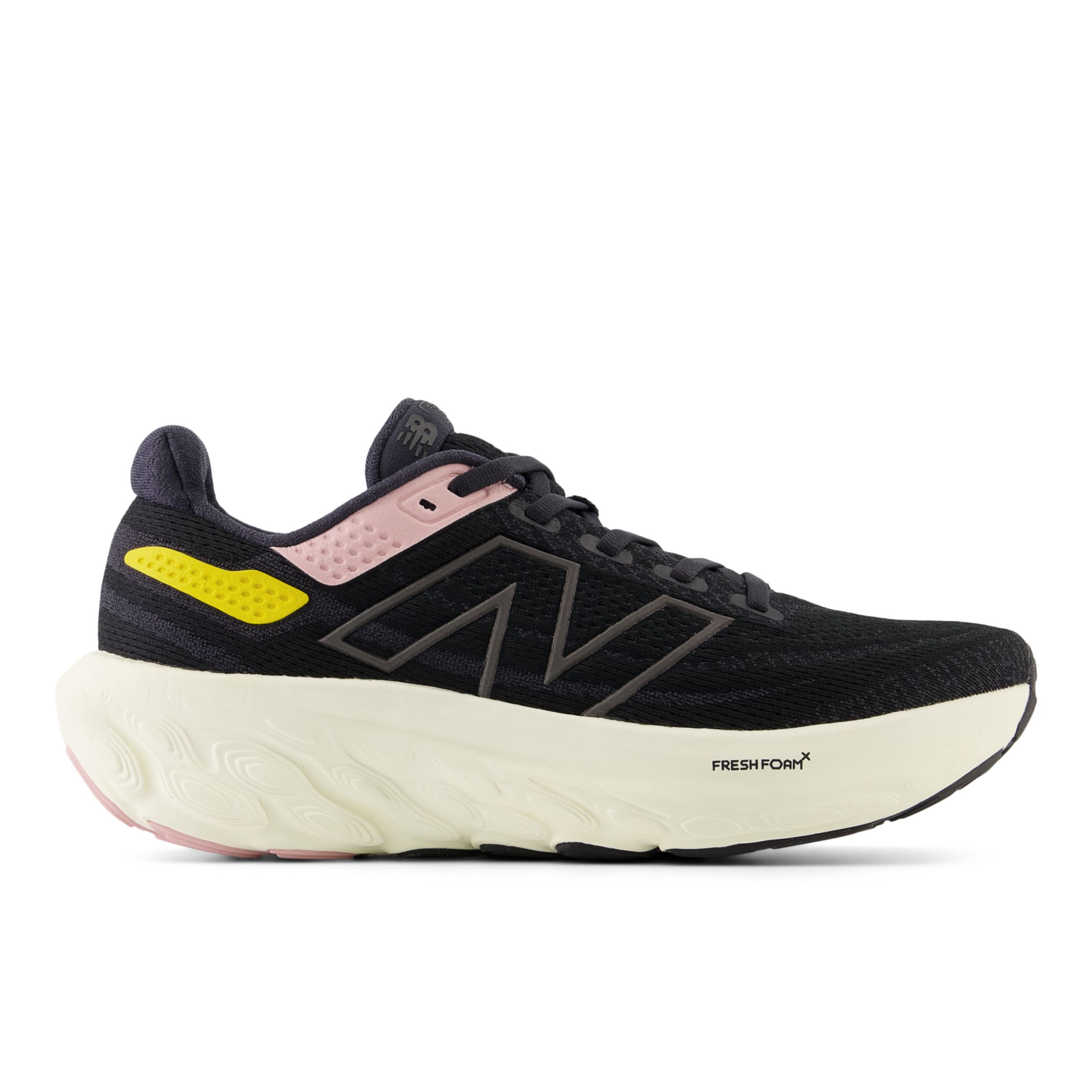 New Balance Women's Fresh Foam X 1080v13 in Black/Pink/Orange Synthetic, size 4