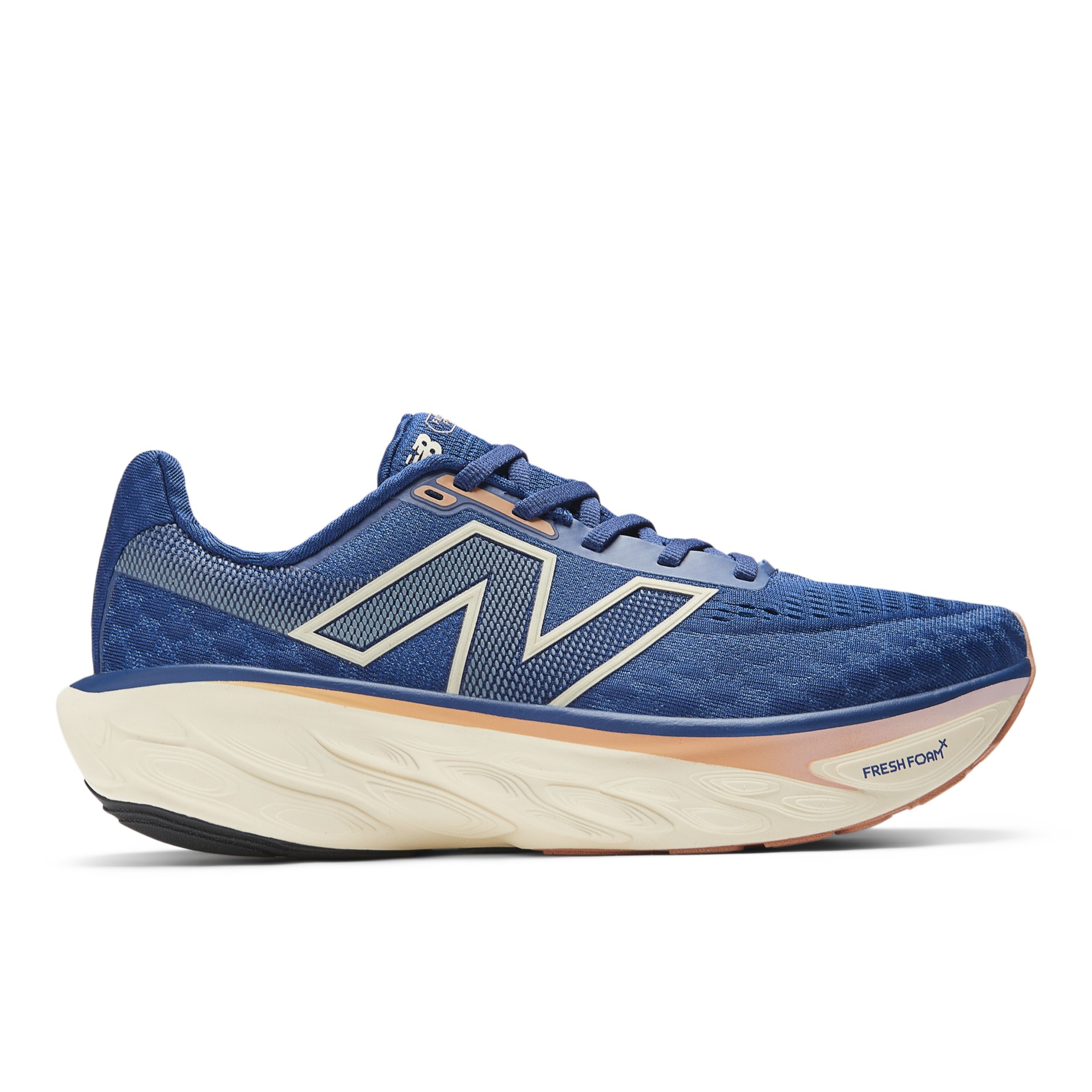 New Balance Women's Fresh Foam X 1080 v14 in Blue/Beige/Brown Synthetic, size 4.5