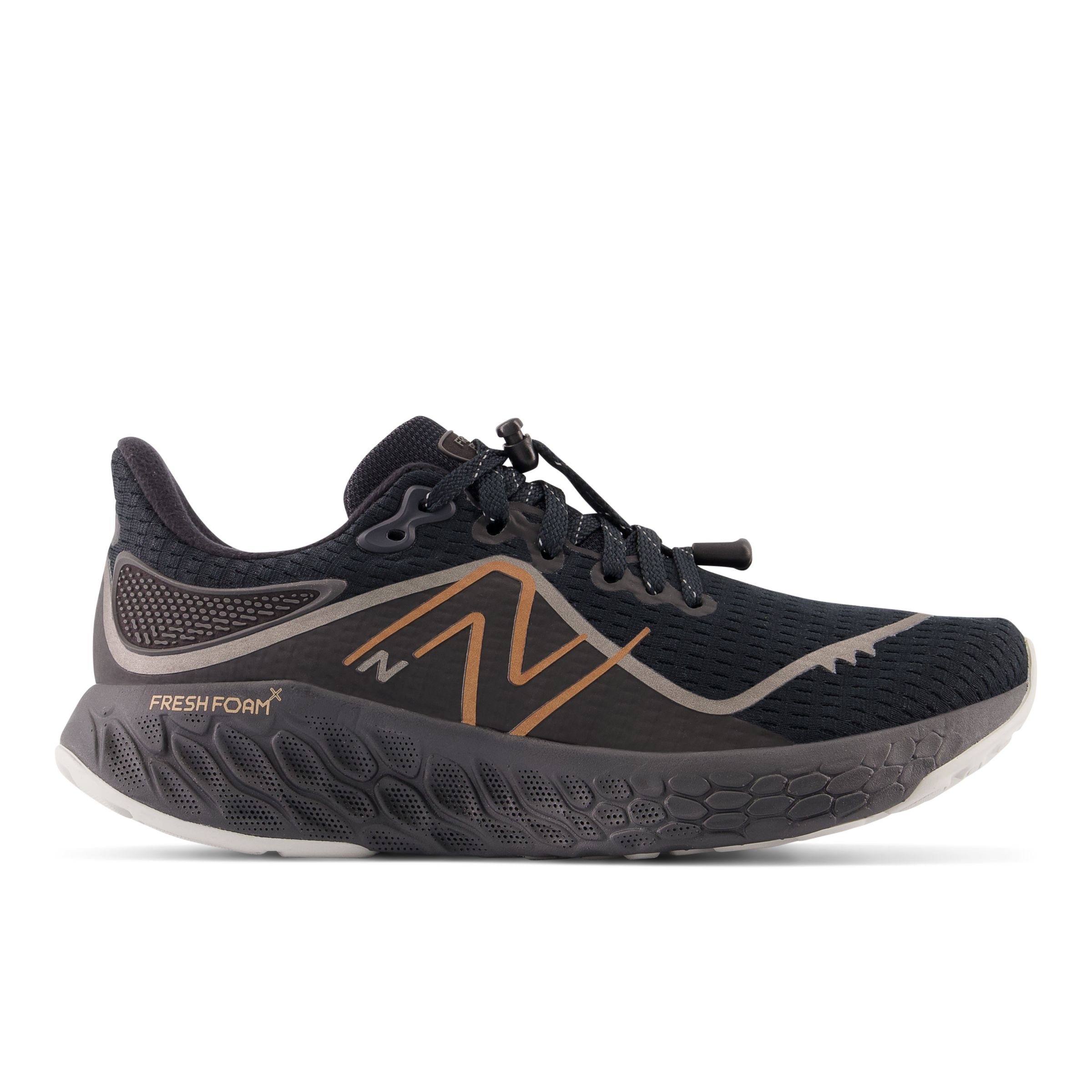 

New Balance Women's Fresh Foam X 1080v12 Permafrost Black/Brown - Black/Brown