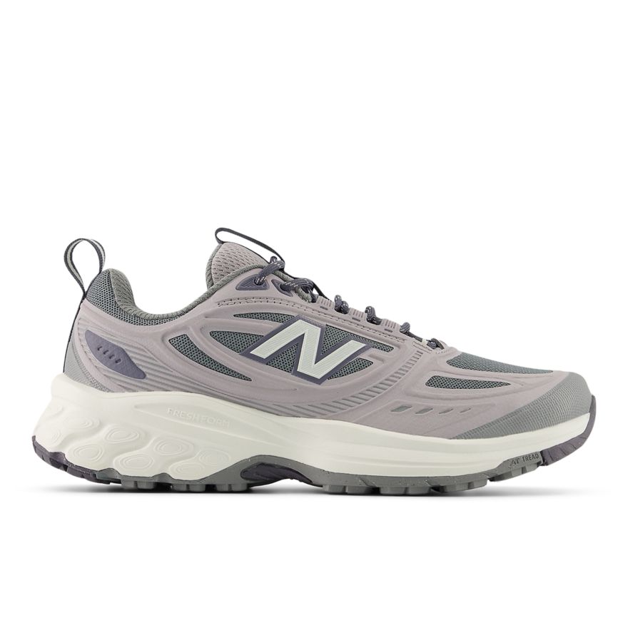 New Balance Women's Fresh Foam 410v9 Trail Running Shoes (Slate Grey/Truffle Salt)