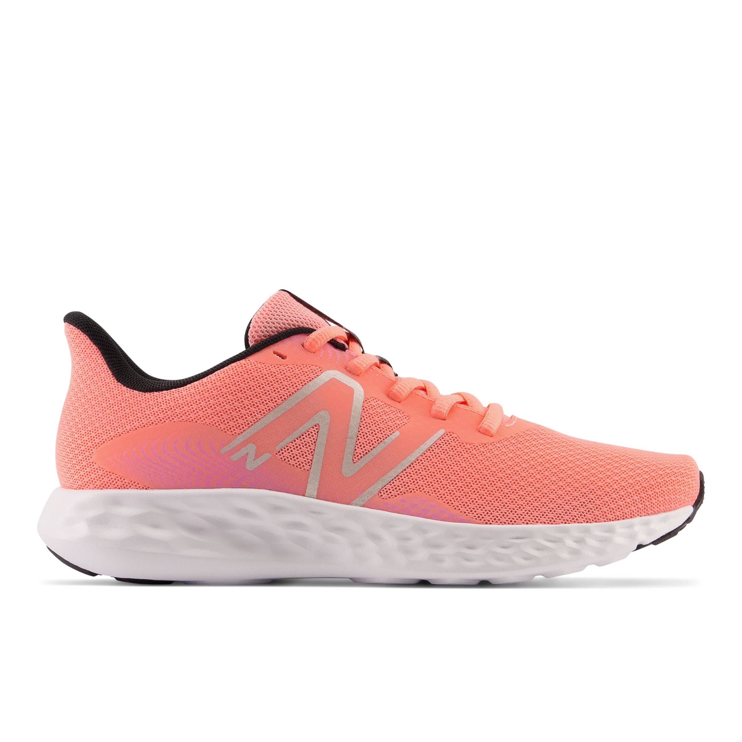 New Balance Women's 411v3 in Pink/Brown/Black Synthetic, size 4 Narrow