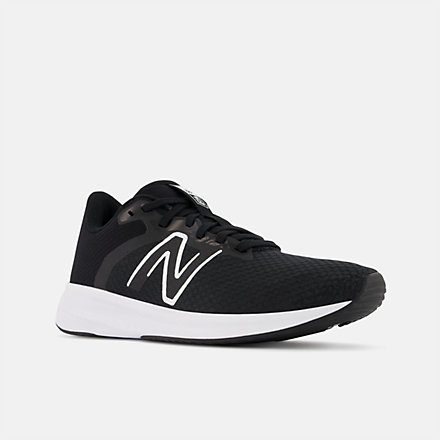 Women's W413V2 Running Shoes | Black With White - New Balance