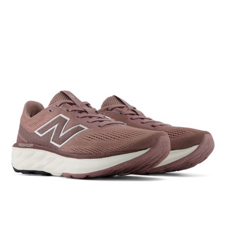 Fresh Foam 520v9, Noir with Castlerock with Rose m&eacute;tallique, W5206Z4