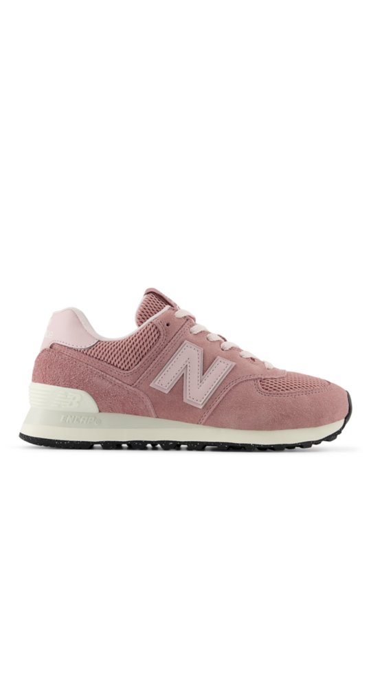 New Balance 574 in Alpha Pink With NB White
