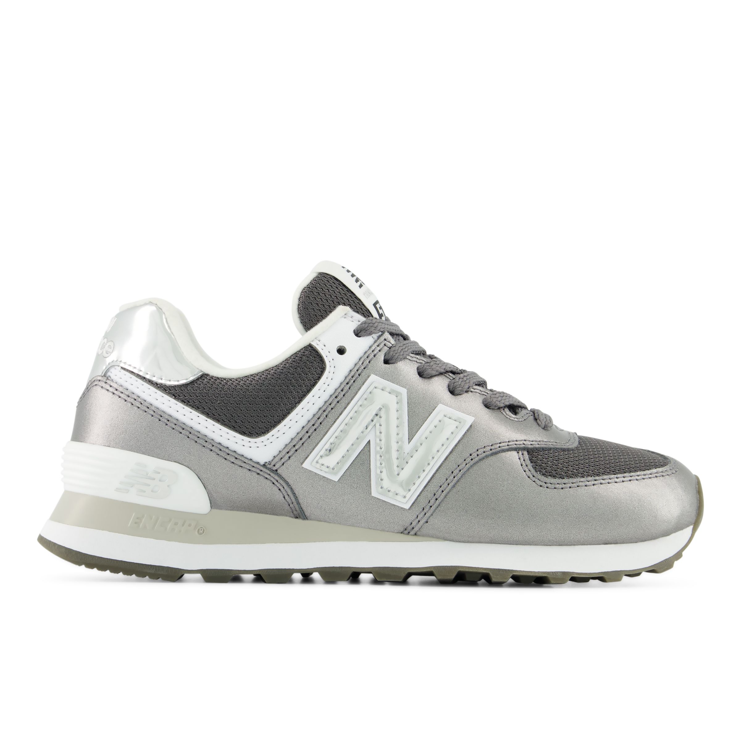 New Balance Women's 574 Sneakers - Grey/White (Size 11)