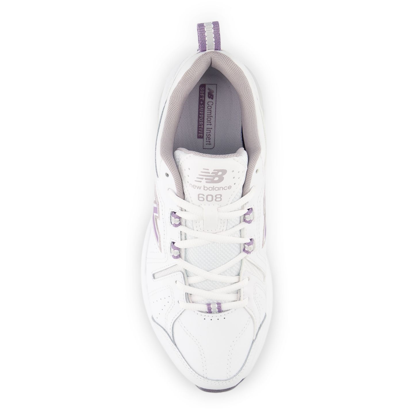 Женские кроссовки New Balance WX608v5, цвет: Белый / Фиолетовый — фото 4