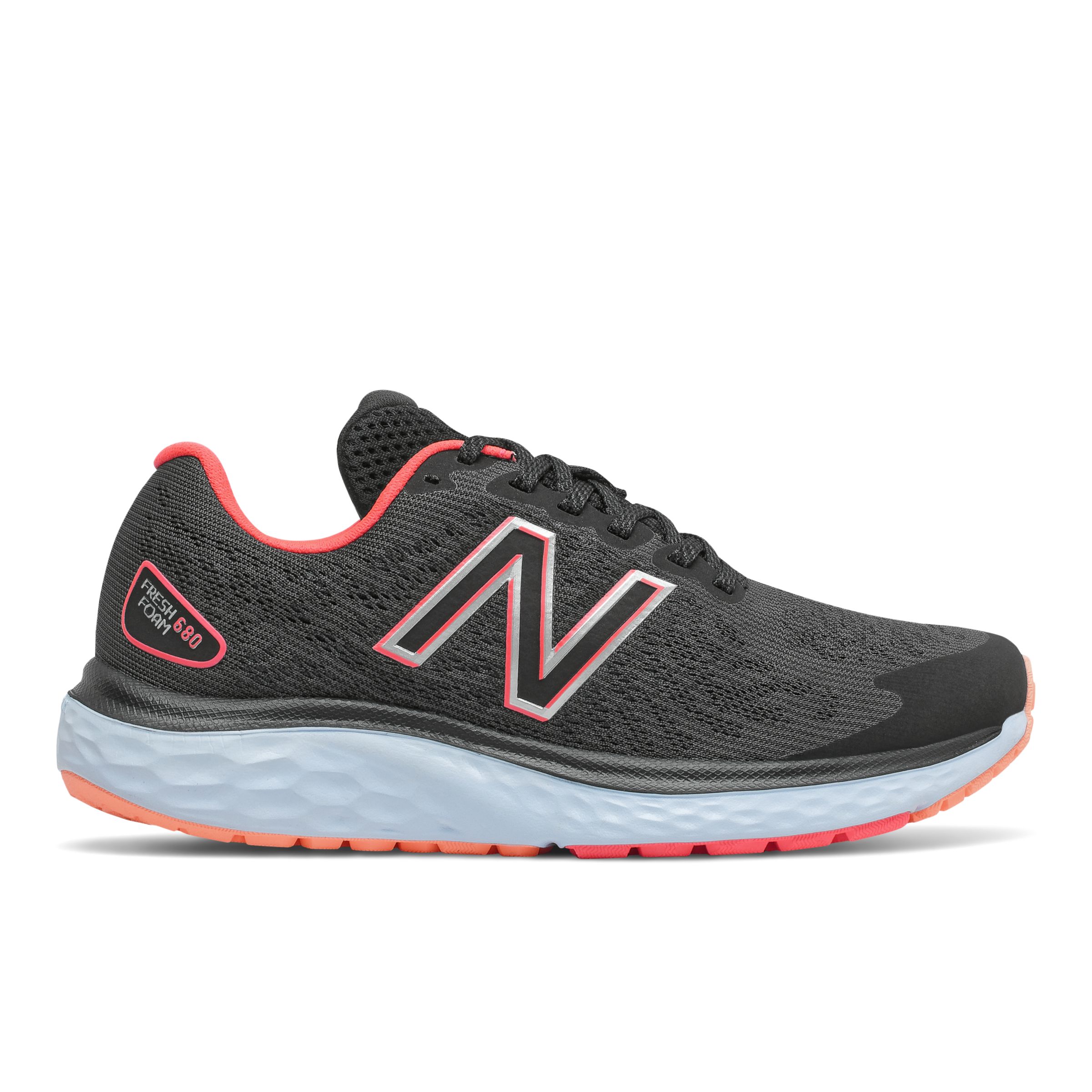 

New Balance Femme Fresh Foam 680v7 en Noir/Rouge/Orange/Bleu, Synthetic, Taille 41