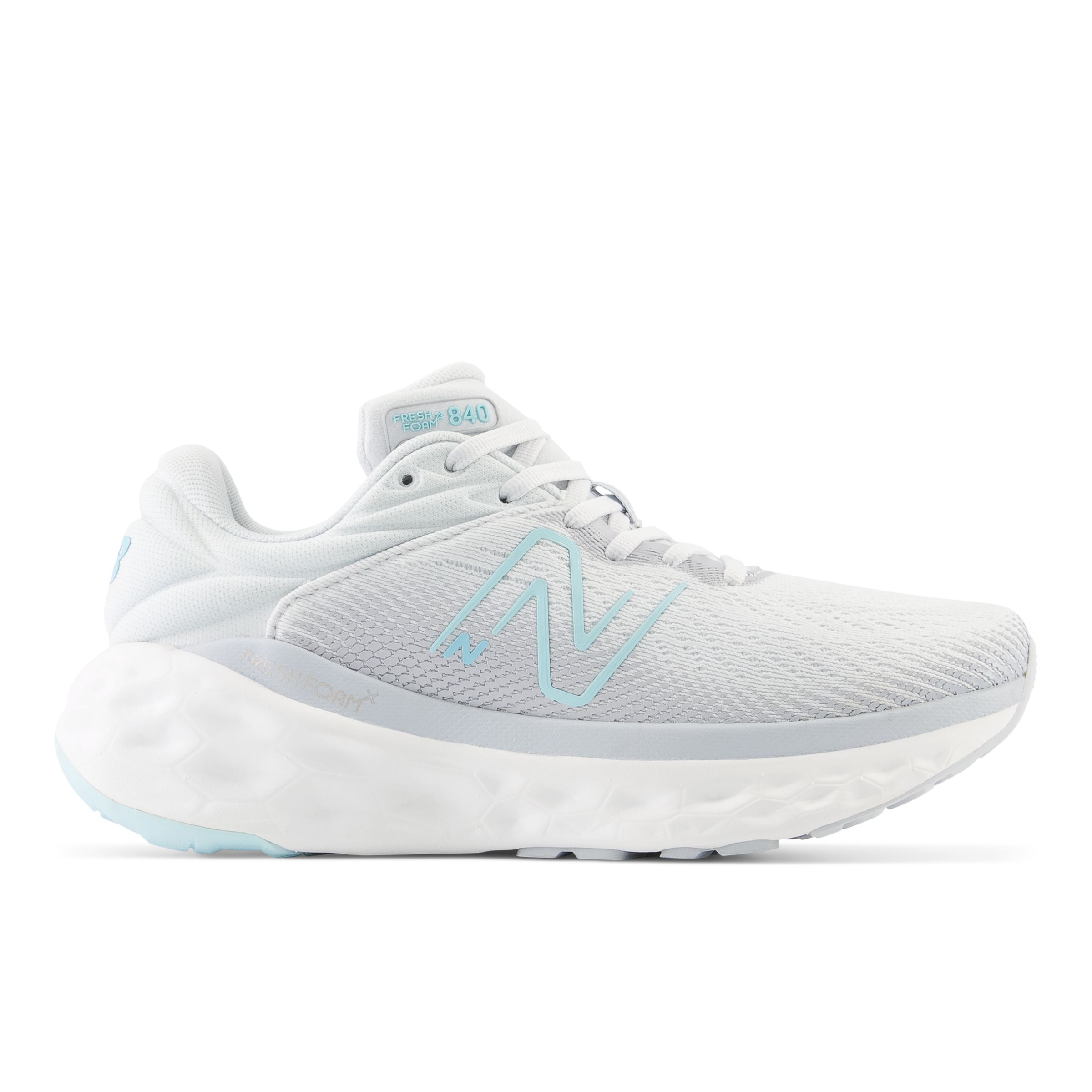 뉴발란스 New Balance Fresh Foam X 840v1,Quartz Grey with Virtual Blue and Bright Cyan