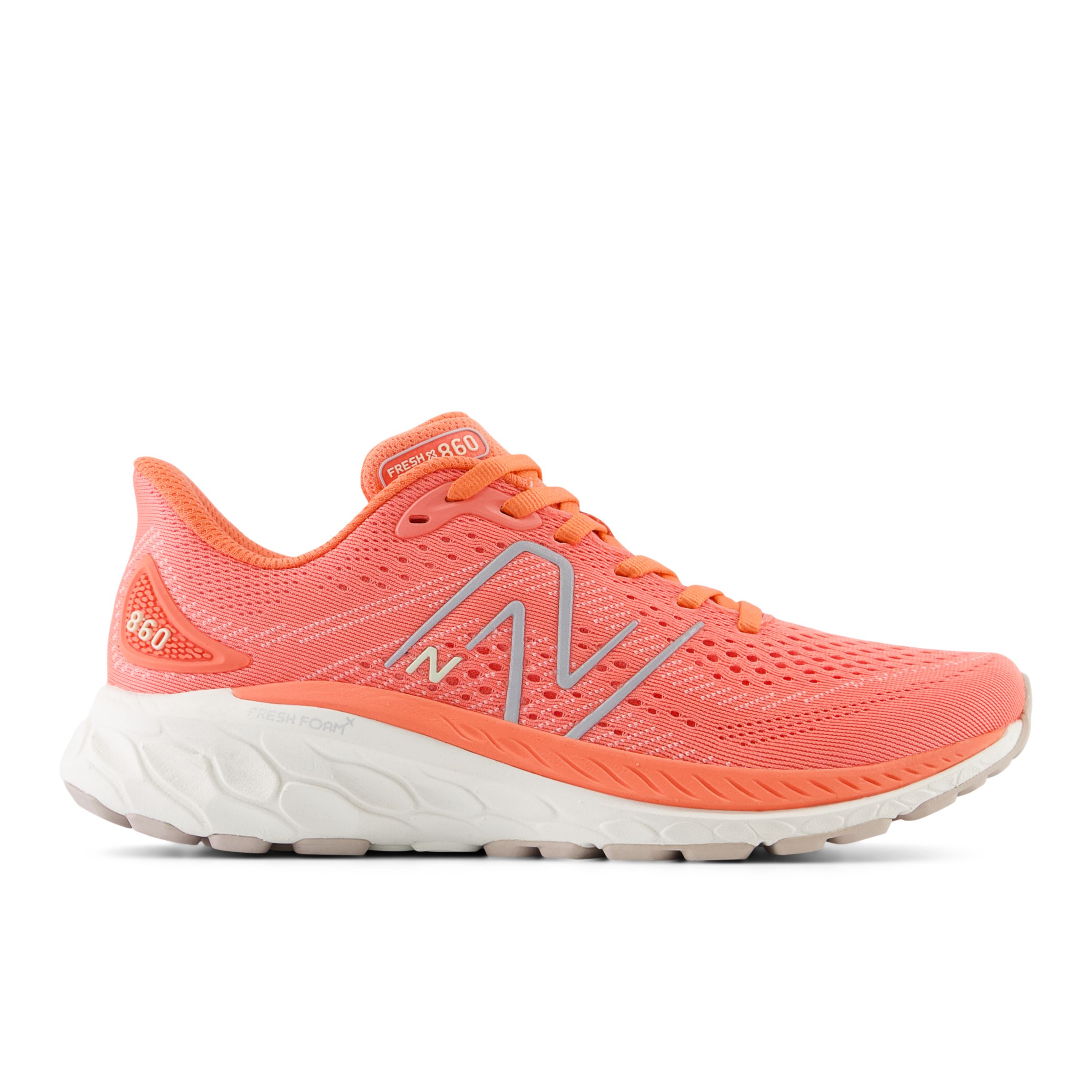 

New Balance Femme Fresh Foam X 860v13 en Rouge/Gris/Blanc, Synthetic, Taille 36.5