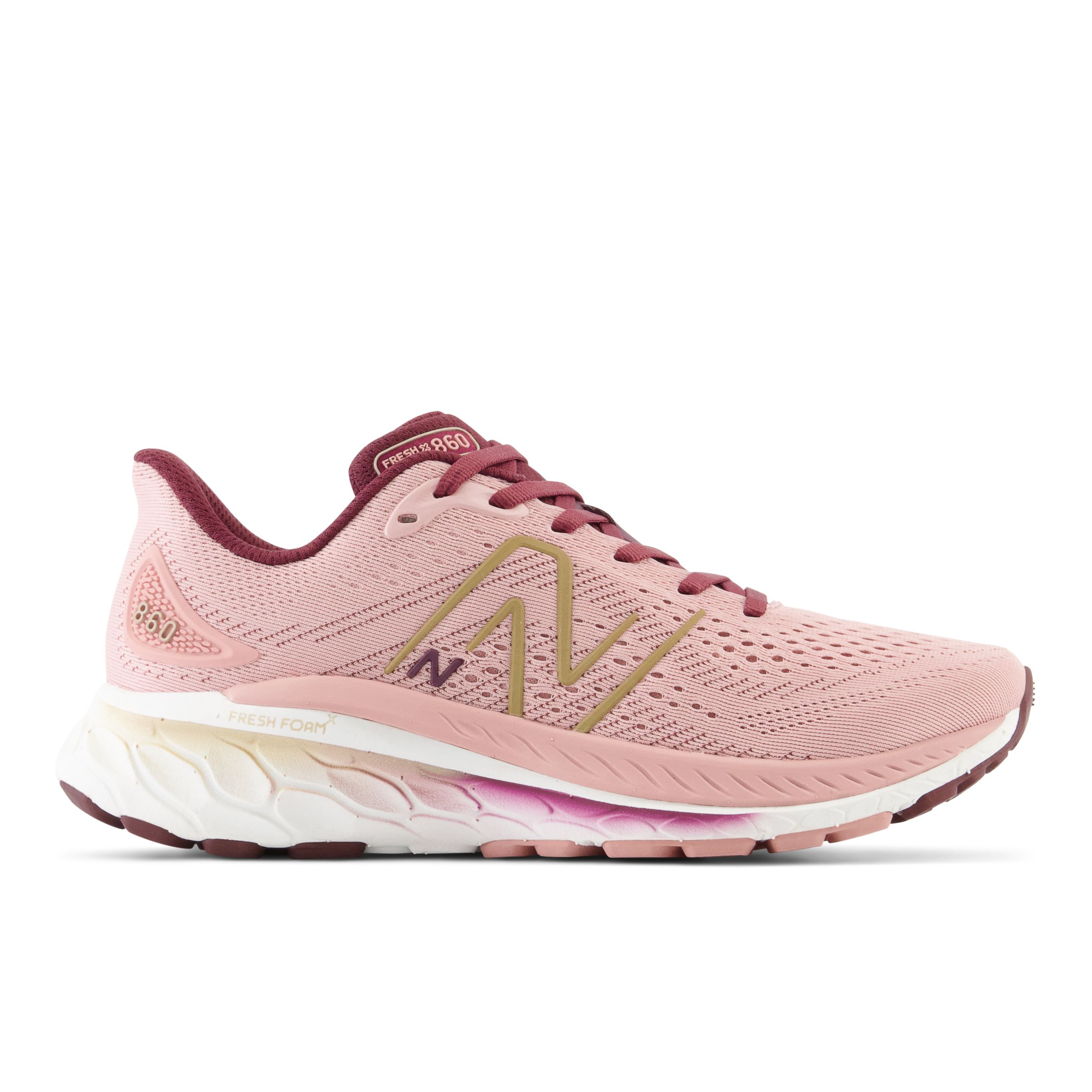 New balance pink running 2024 shoes