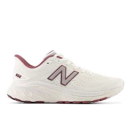 NEW BALANCE NEW BALANCE- WOMENS- W860L13- WHITE BEIGE