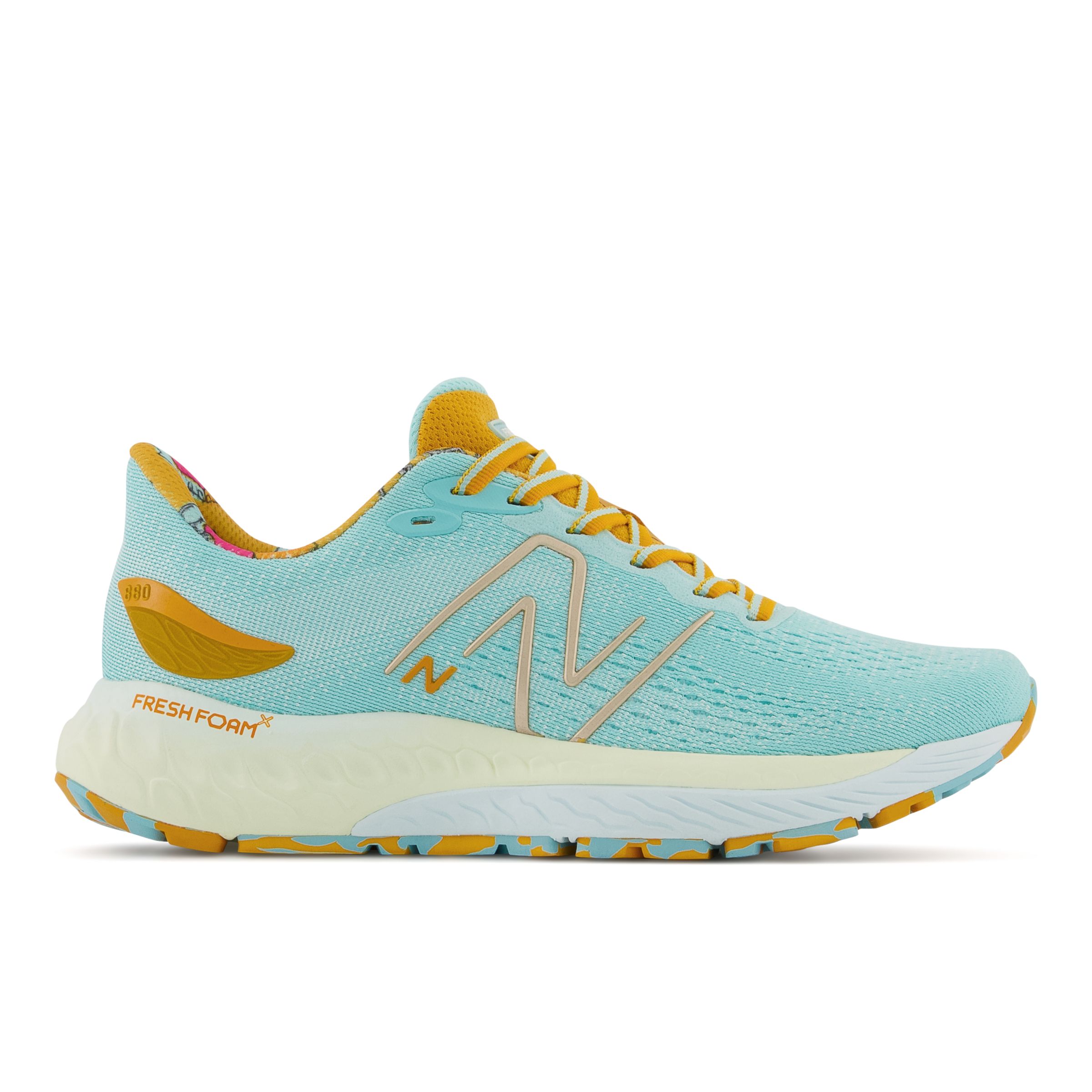 

New Balance Women's Fresh Foam X 880v12 Blue/Yellow/Pink - Blue/Yellow/Pink