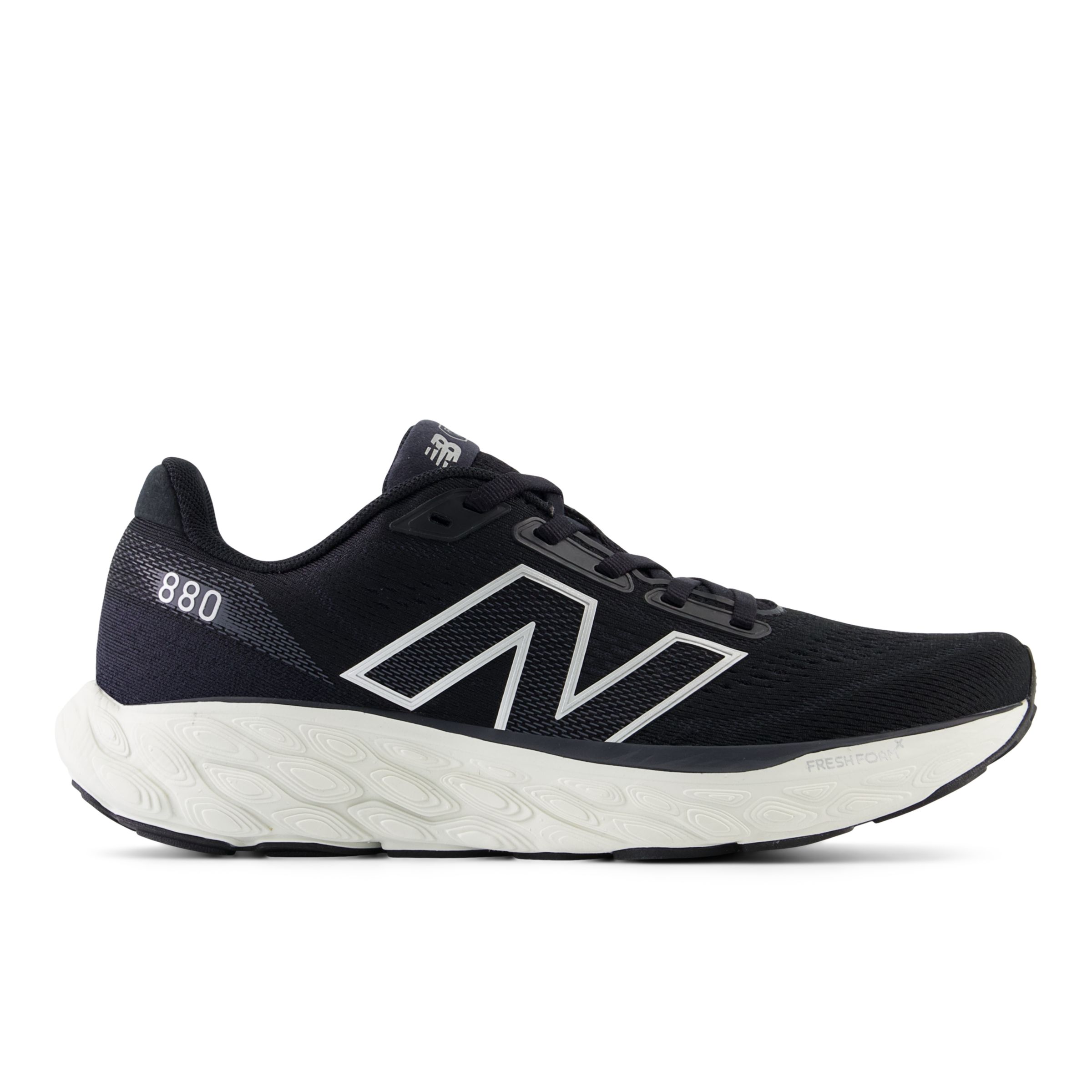 New Balance Women's Fresh Foam X 880v14 in Black/White/Grey Synthetic, size 4 Narrow