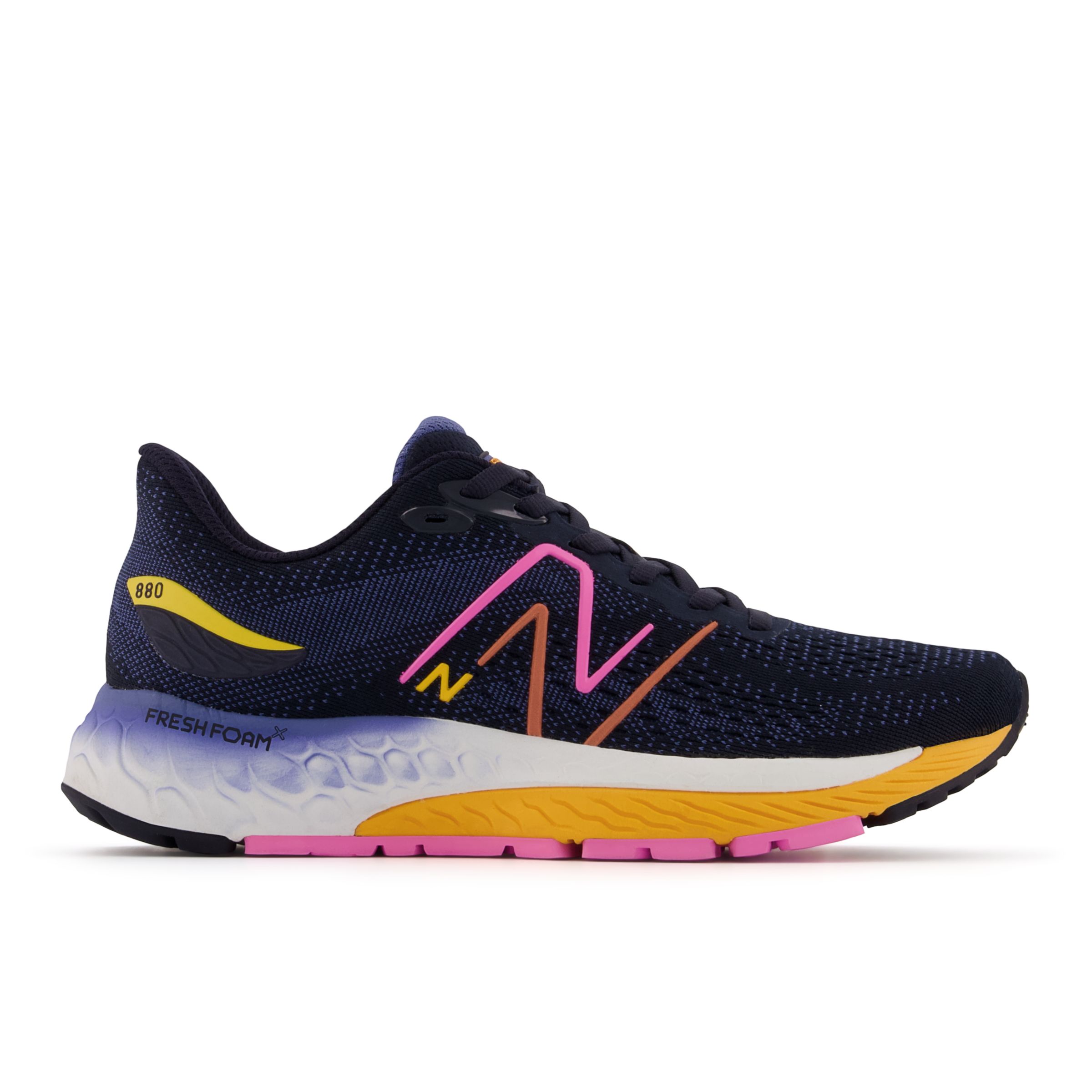 

New Balance Women's Fresh Foam X 880v12 Blue/Yellow/Pink/Orange - Blue/Yellow/Pink/Orange