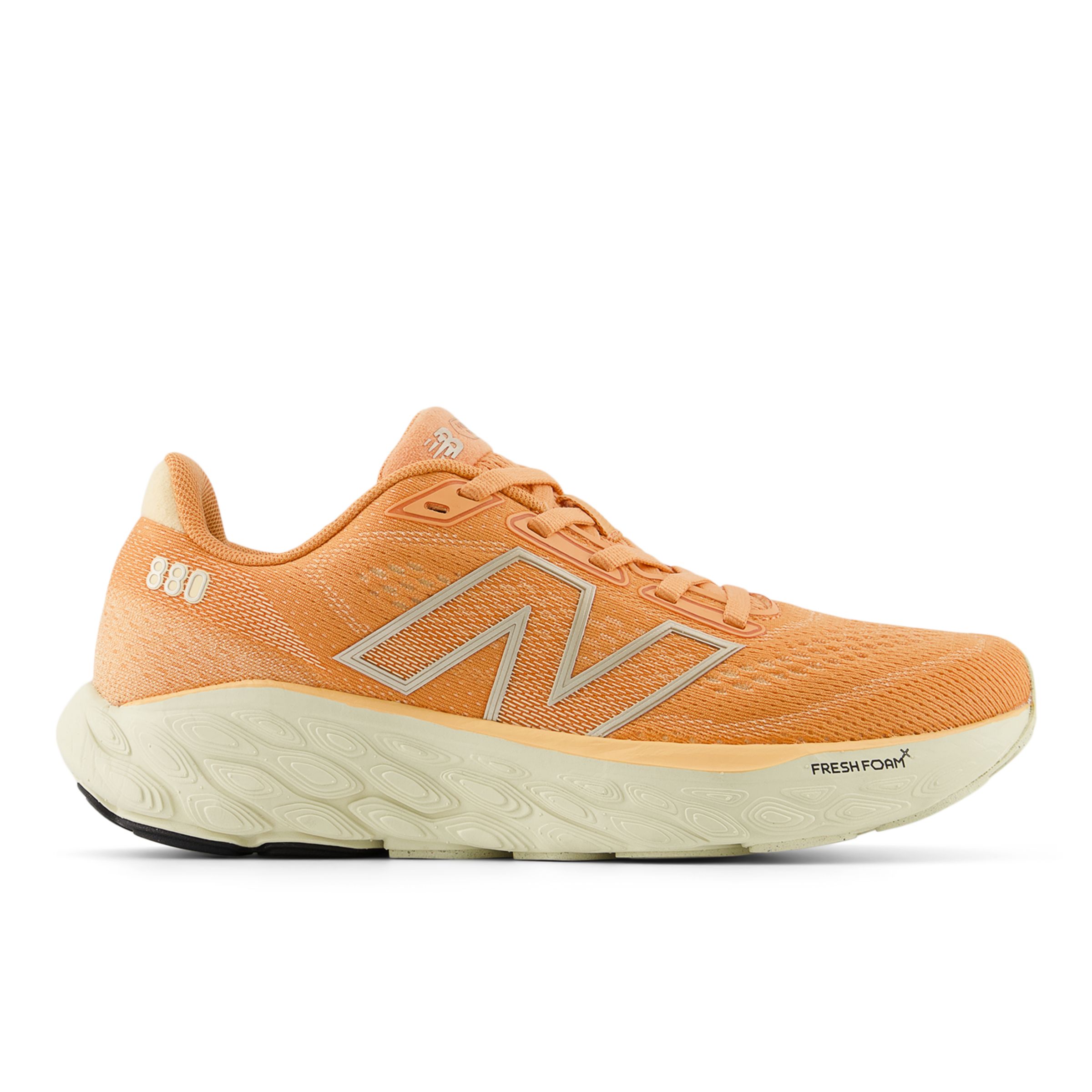 New Balance Women's Fresh Foam X 880v14 in Brown/Beige/Orange Synthetic, size 6 Narrow