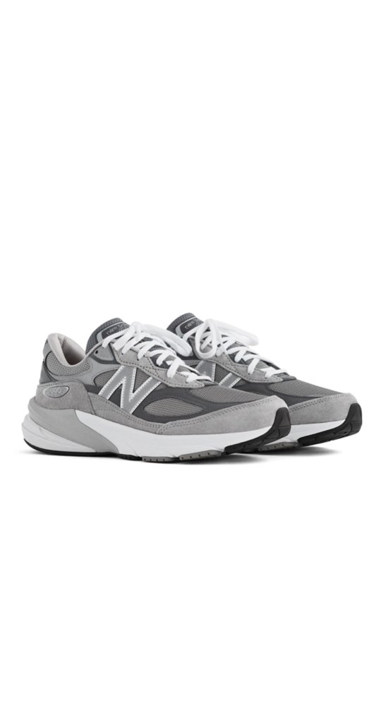 New Balance Made in USA 990v6 in Black With White