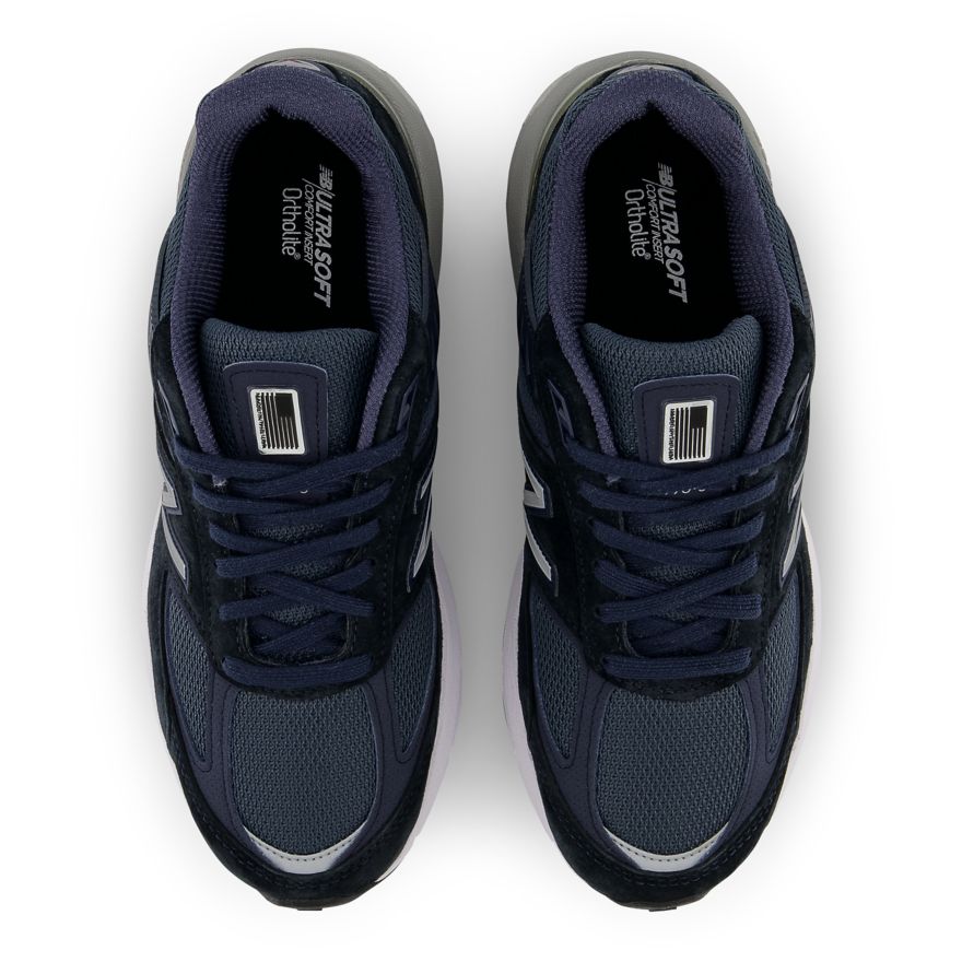 New Balance 990v5 made in USA ネイビー　26cm Size 9.5 - New Balance 990v5 Made in USA Navy Silver W for
