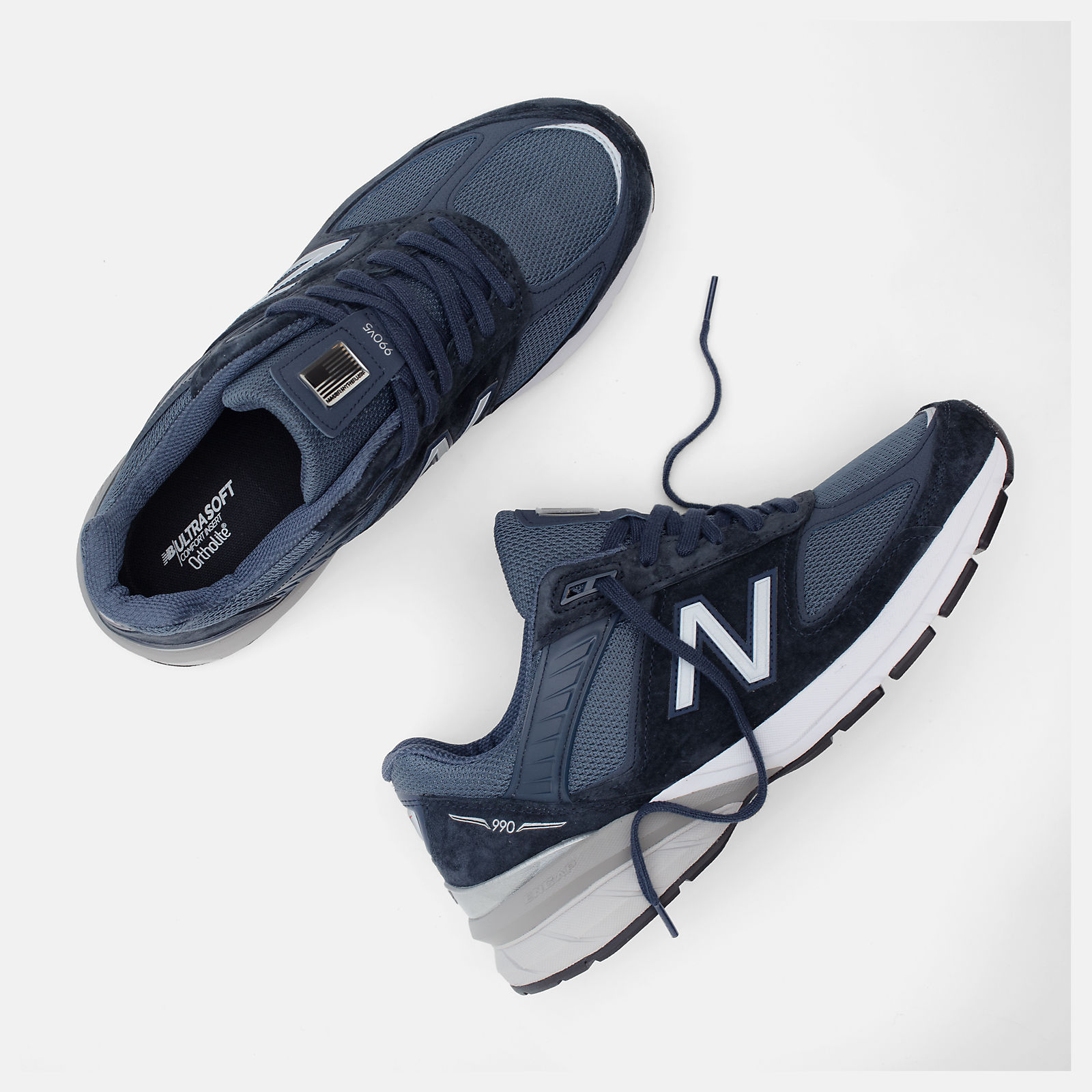 Women's MADE in USA 990v5 Core Shoes - New Balance Women's MADE in USA 990v5 Core Shoes - New Balance