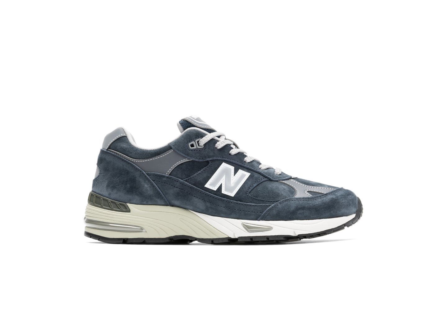 New Balance Made in UK 991V1 in Stratified Sea With Smoked Pearl With Reflective Silver — photo 1 of 1