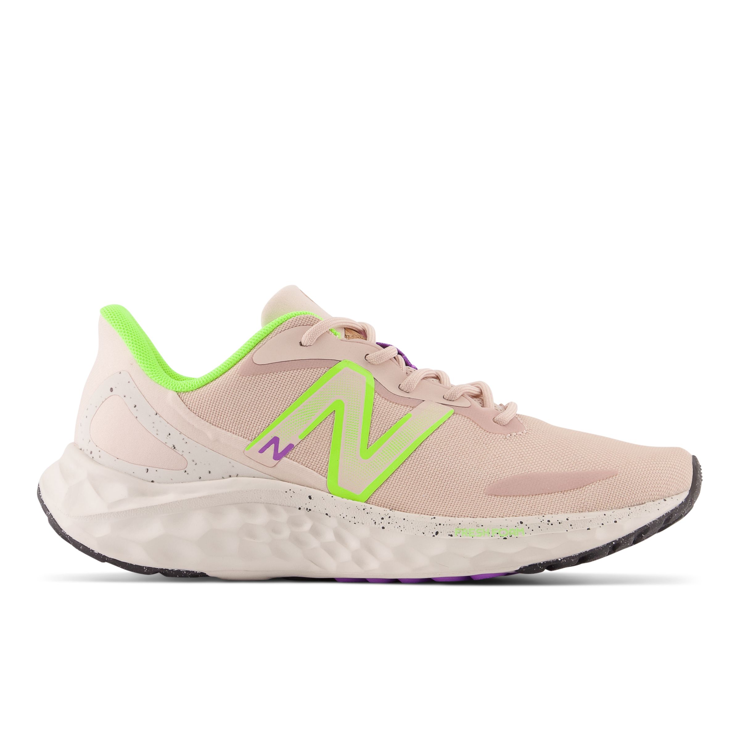 

New Balance Women's Fresh Foam Arishl v4 Beige/Purple/Green - Beige/Purple/Green