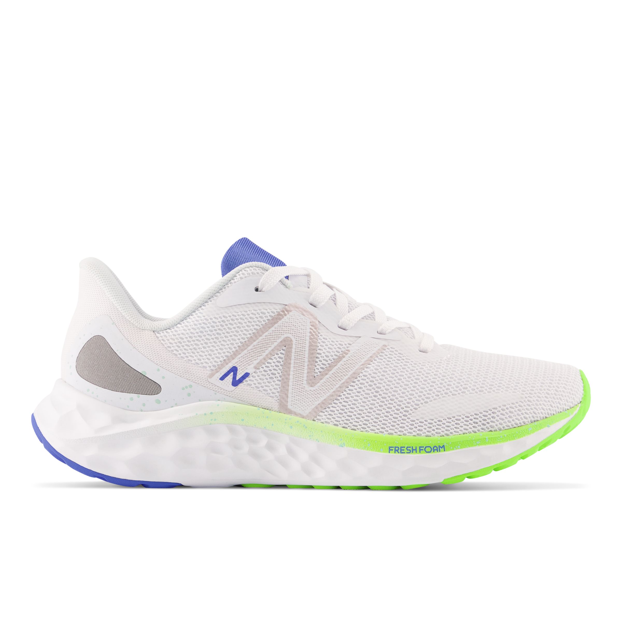 

New Balance Women's Fresh Foam Arishi v4 White/Green/Blue/Grey - White/Green/Blue/Grey