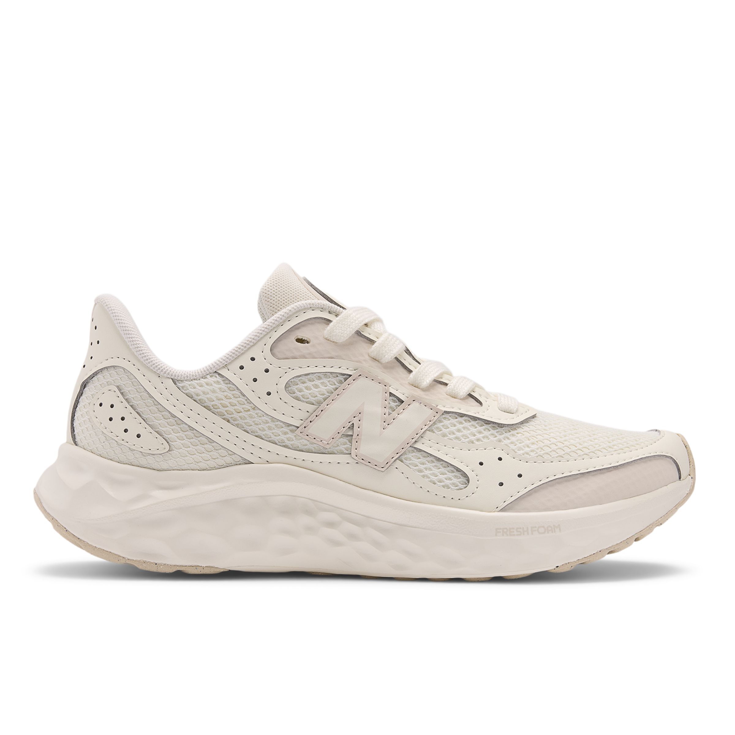 New Balance Women's Fresh Foam Arishi V4 Tiralux Running Shoes In Beige/grey/white