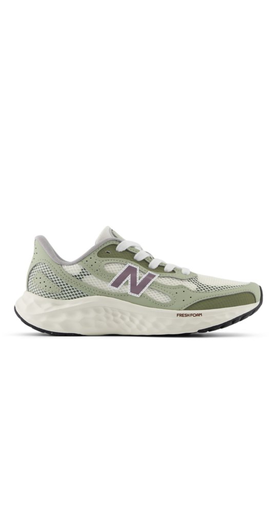New Balance Fresh Foam ARISHI v4 TIRALUX in Sea Salt With Olivine With Dark Olivine With Ice Wine
