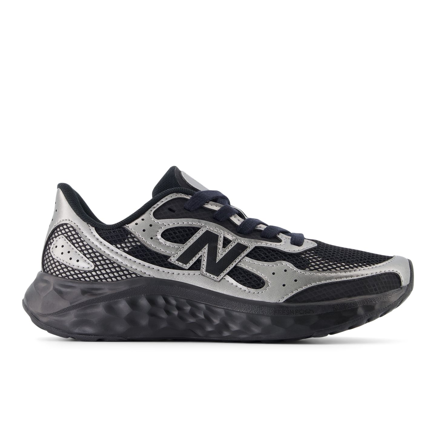 Женские кроссовки New Balance Fresh Foam Arishi v4 Tiralux, цвет: Чёрный / Серебристый — фото 1