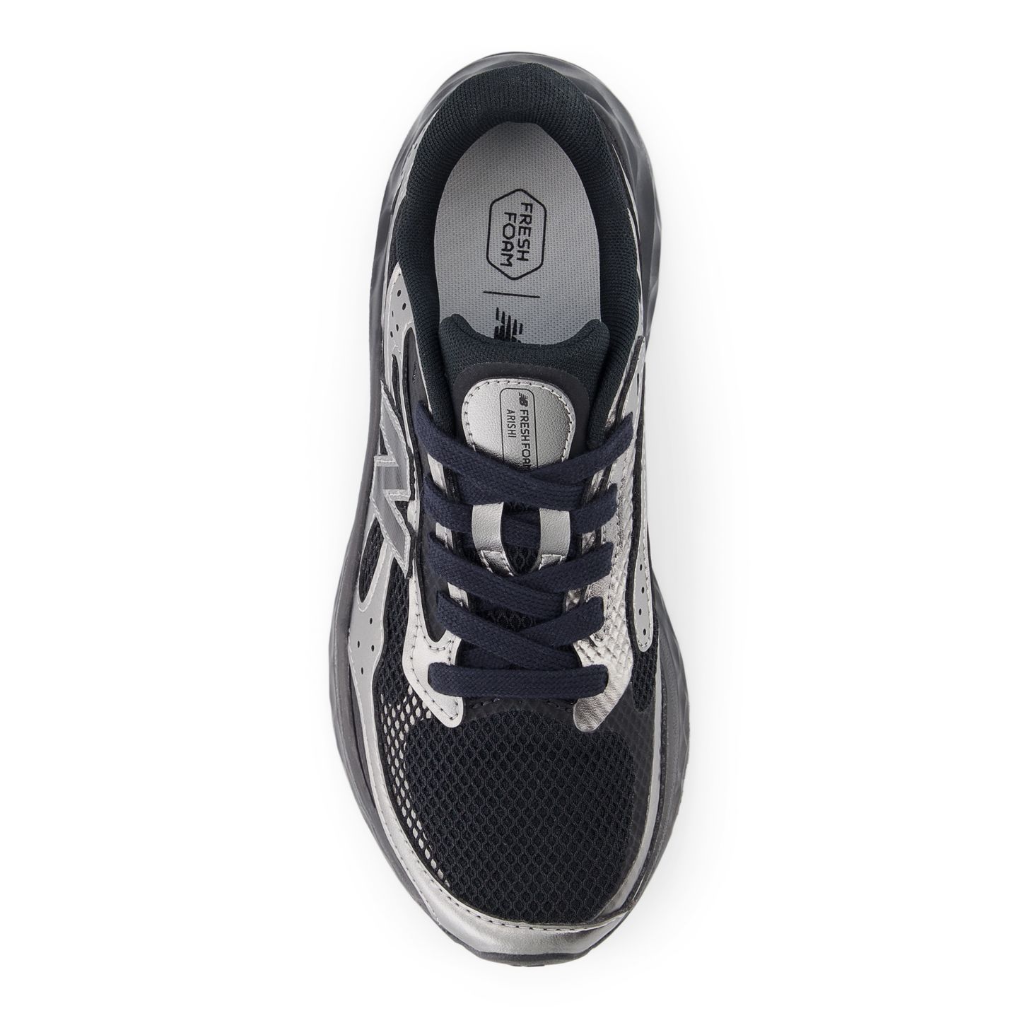 Женские кроссовки New Balance Fresh Foam Arishi v4 Tiralux, цвет: Чёрный / Серебристый — фото 4