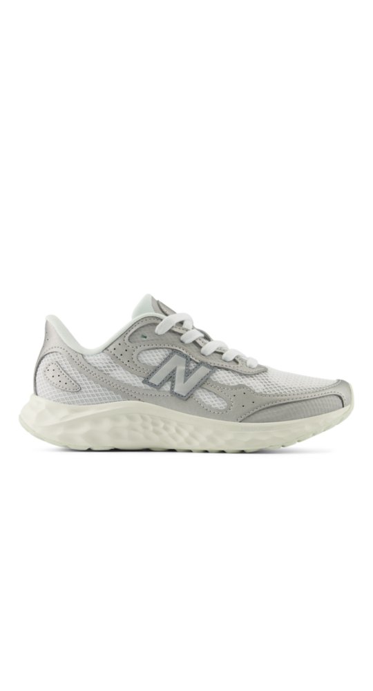 New Balance Fresh Foam Arishi v4 TIRALUX in Silver Metallic With Reflection With White