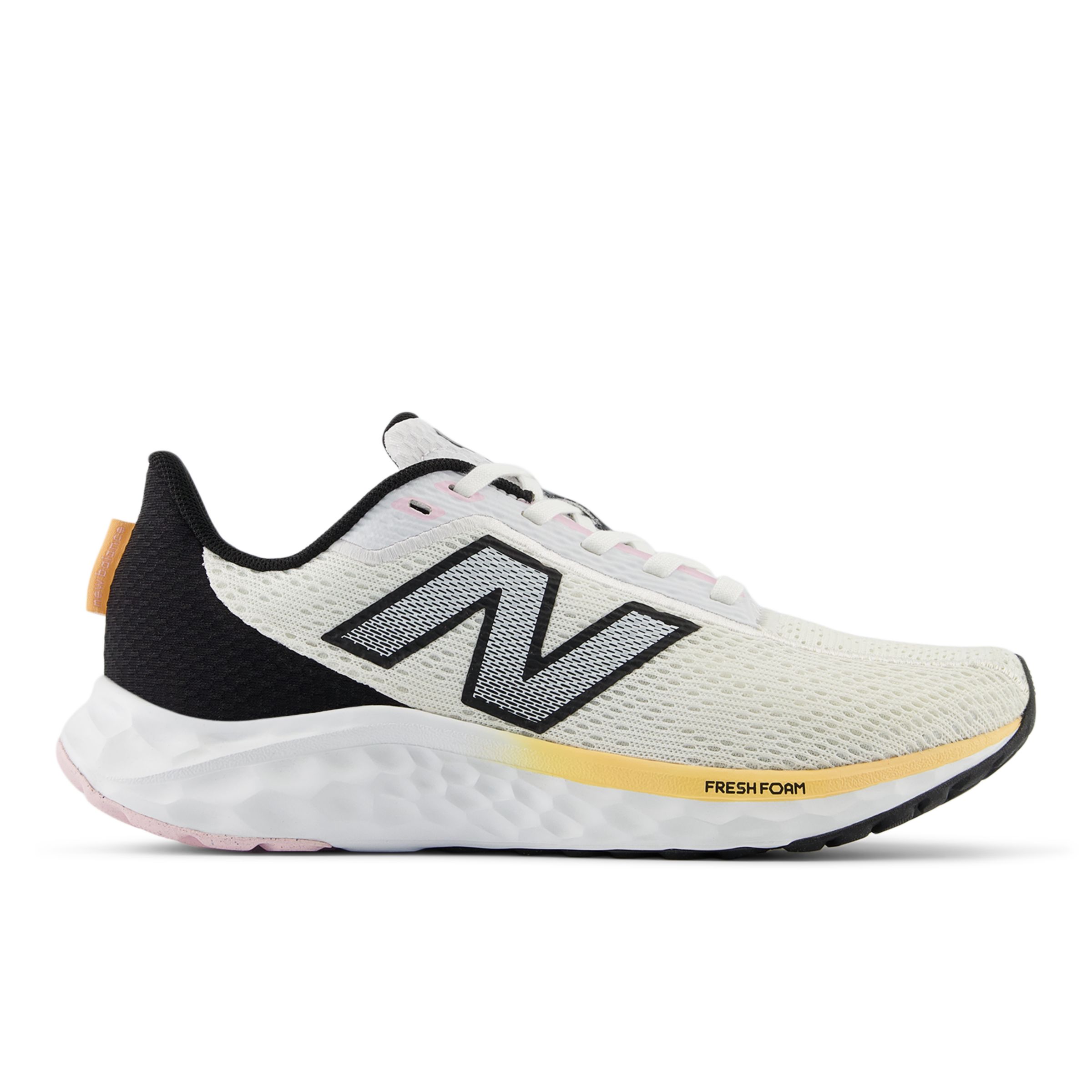 

New Balance Women's Fresh Foam Arishi v4 White/Black/Orange/Pink - White/Black/Orange/Pink