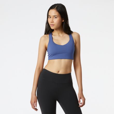 New Balance Nb Pace Bra 2.0, White, X-Large : : Clothing