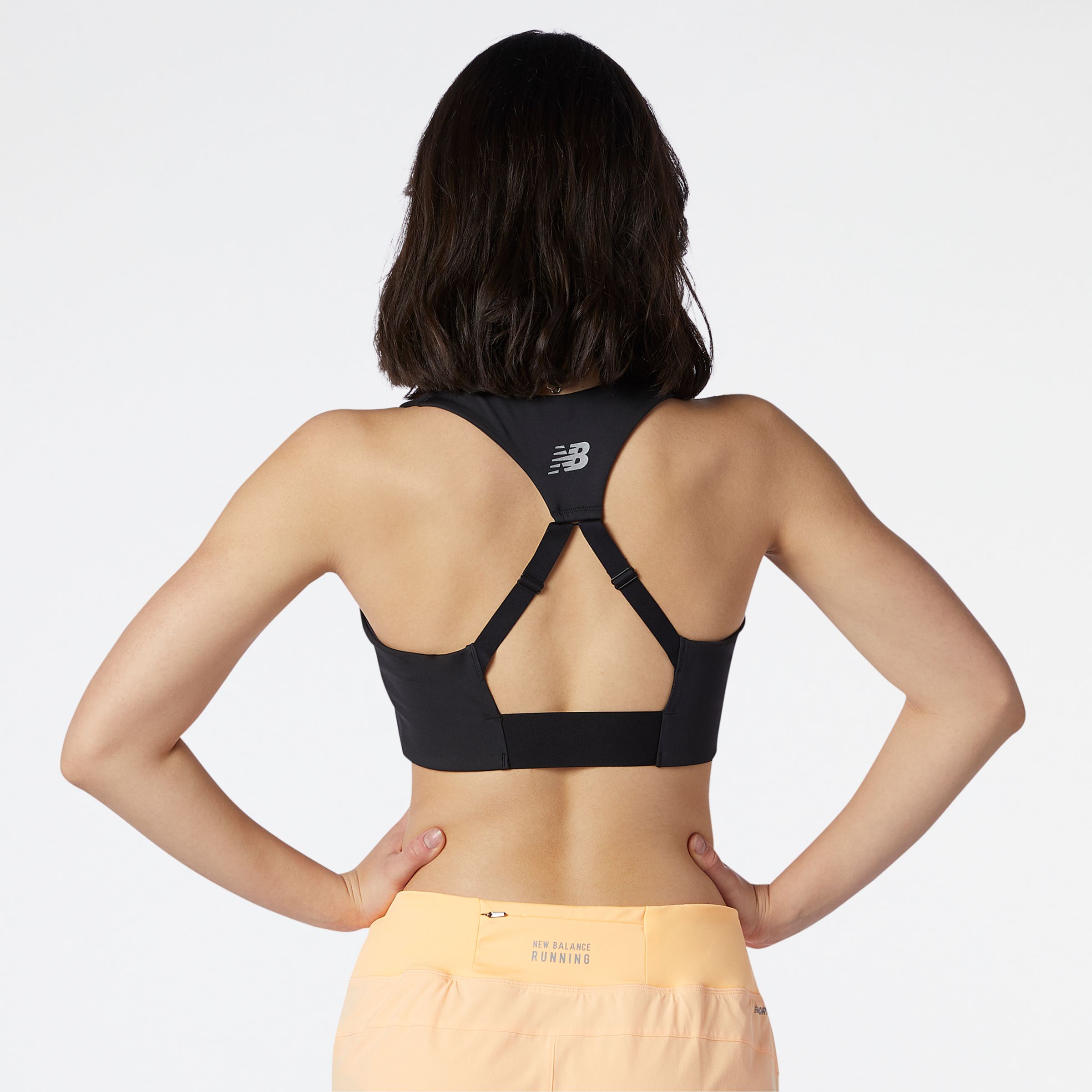 nb power x zip front bra