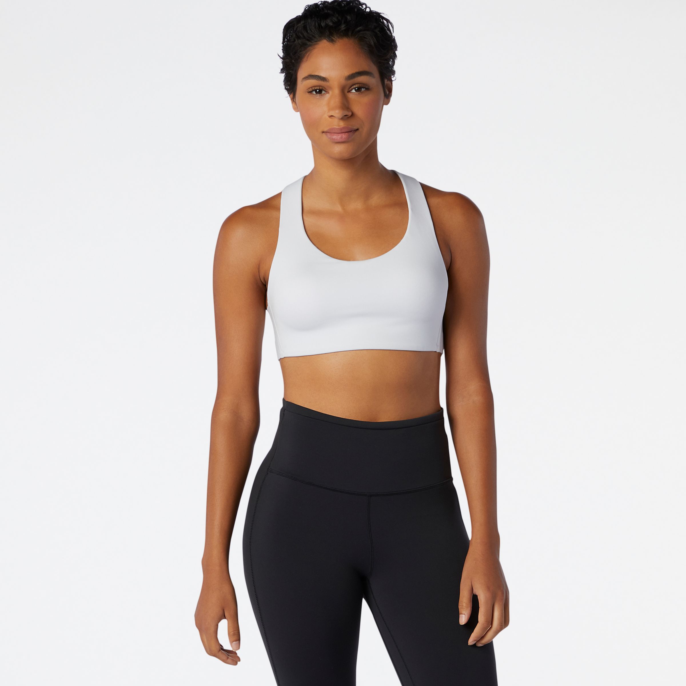 

New Balance Women's NB Fortiflow Bra Grey - Grey