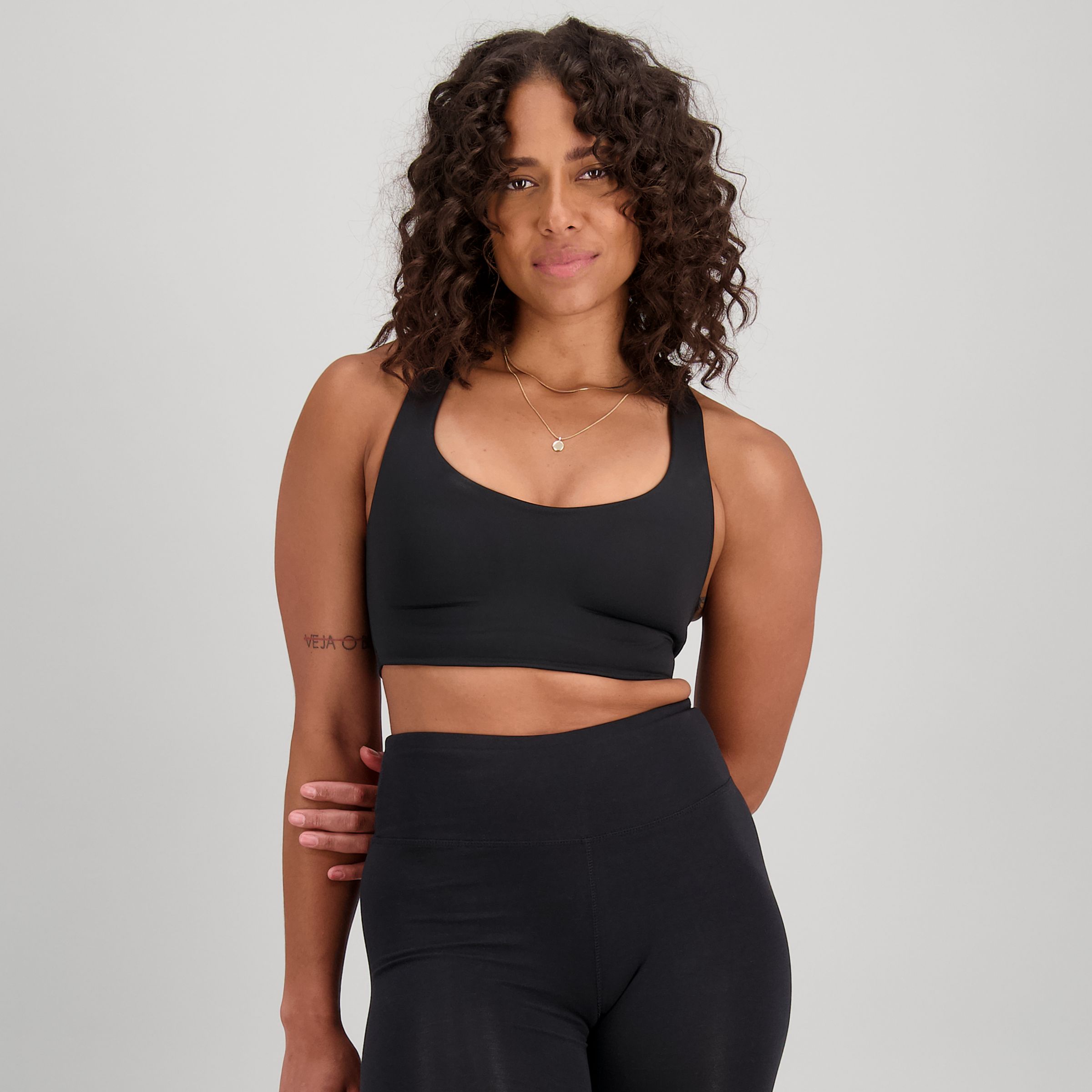 New Balance Women's NB Fortiflow Bra Black - Black