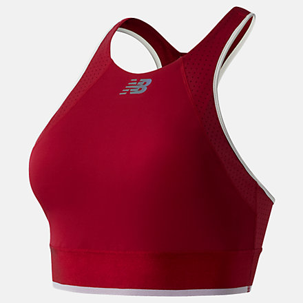 New Balance Q Speed Bra Top, WB03269NCR image number null