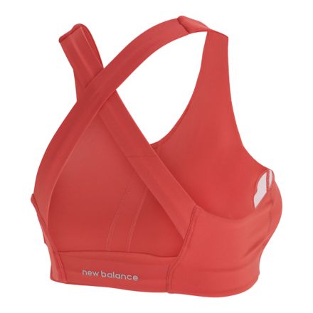 Buy New Balance Womens Pace 3.0 Medium Impact Sports Bra Electric Red