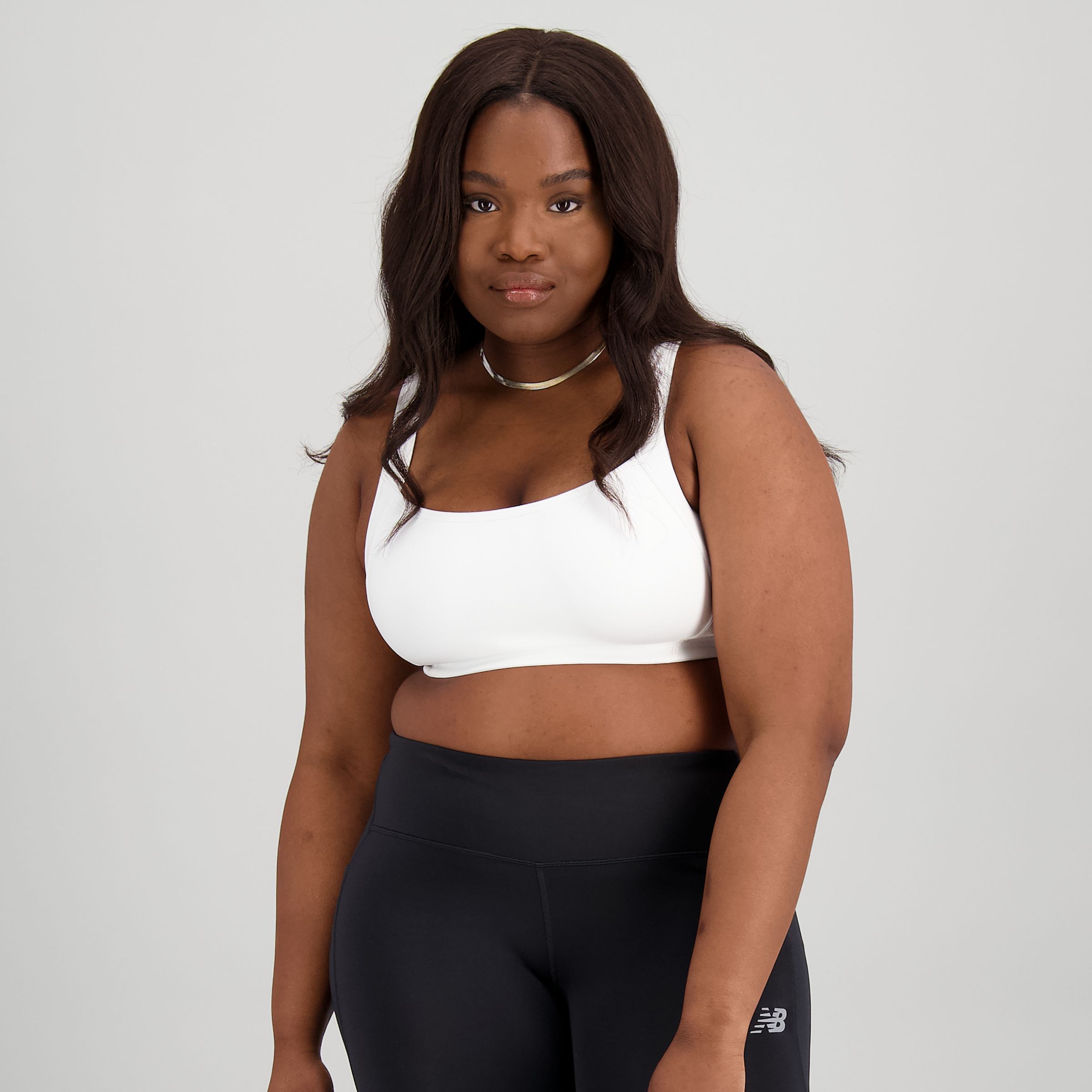 

New Balance Women's NB Breakthrough Bra White - White