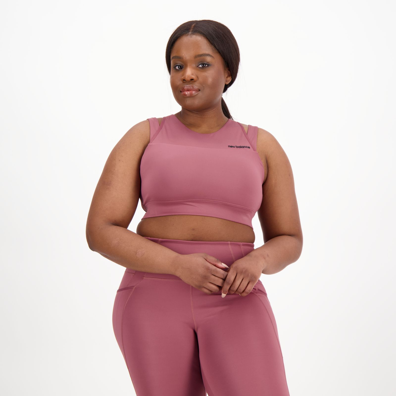New Balance Crop Sports Bra - Women's - Clothing